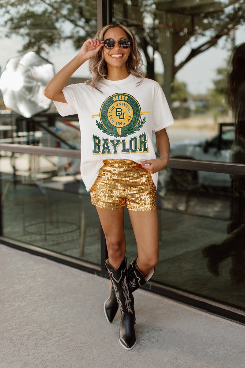 Baylor University Bears Long Sleeve T-Shirt | Nike | White | Medium