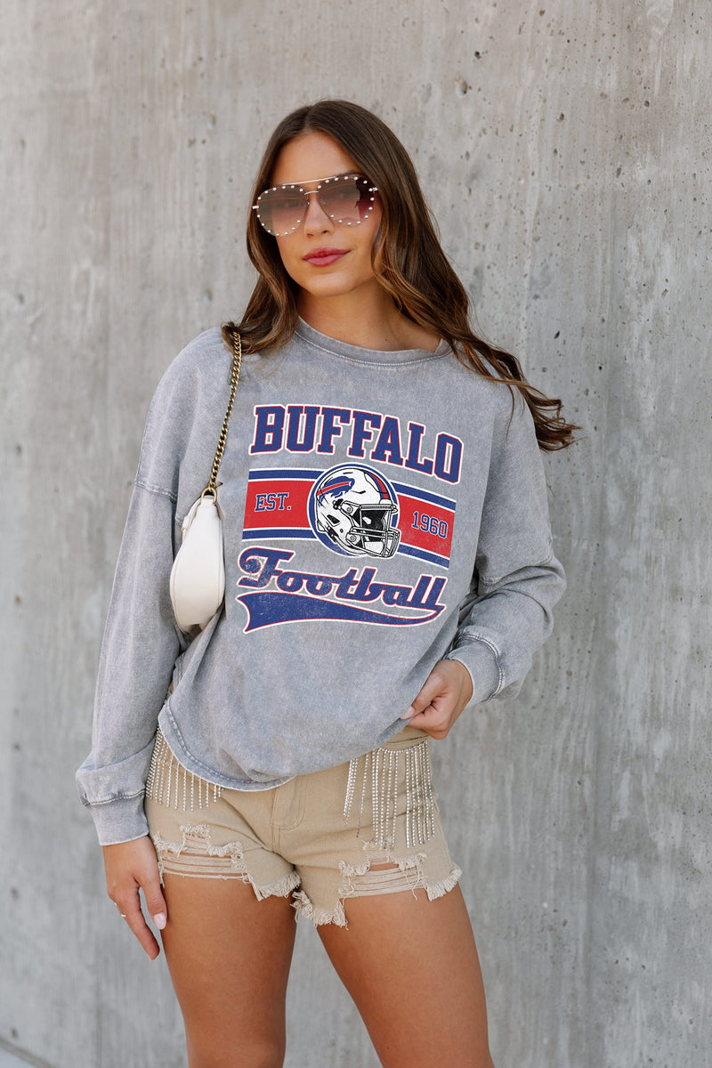 Buffalo Bills Womens White Sherpa Jacket, Size: L