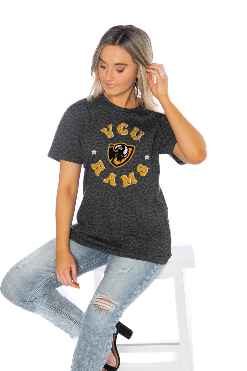 Women's Gameday Couture Leopard VCU Rams Fan Favorite Leopard T-Shirt