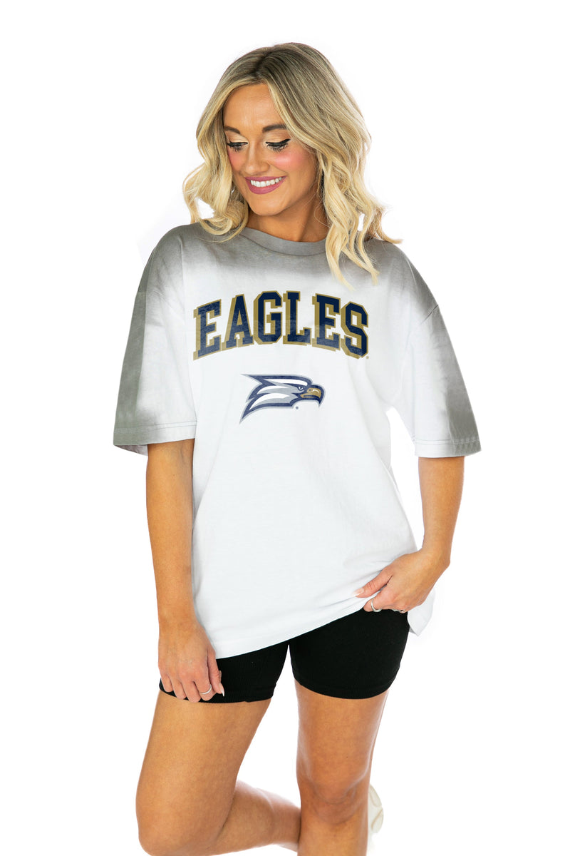 Women's Gameday Couture Gray Philadelphia Eagles Tackle Titan Boyfriend Washed T-Shirt Size: Small