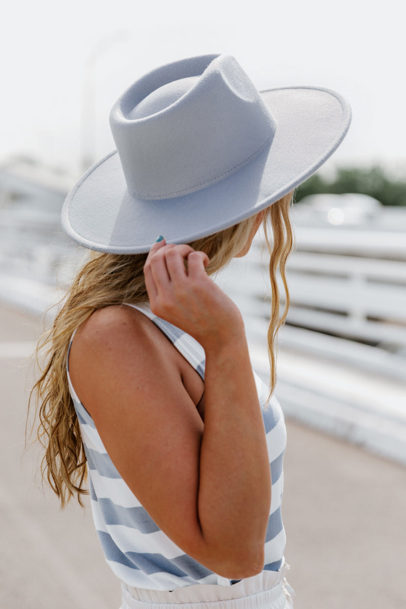 THE STARDUST FELT RANCHER BOATER HAT – Gameday Couture