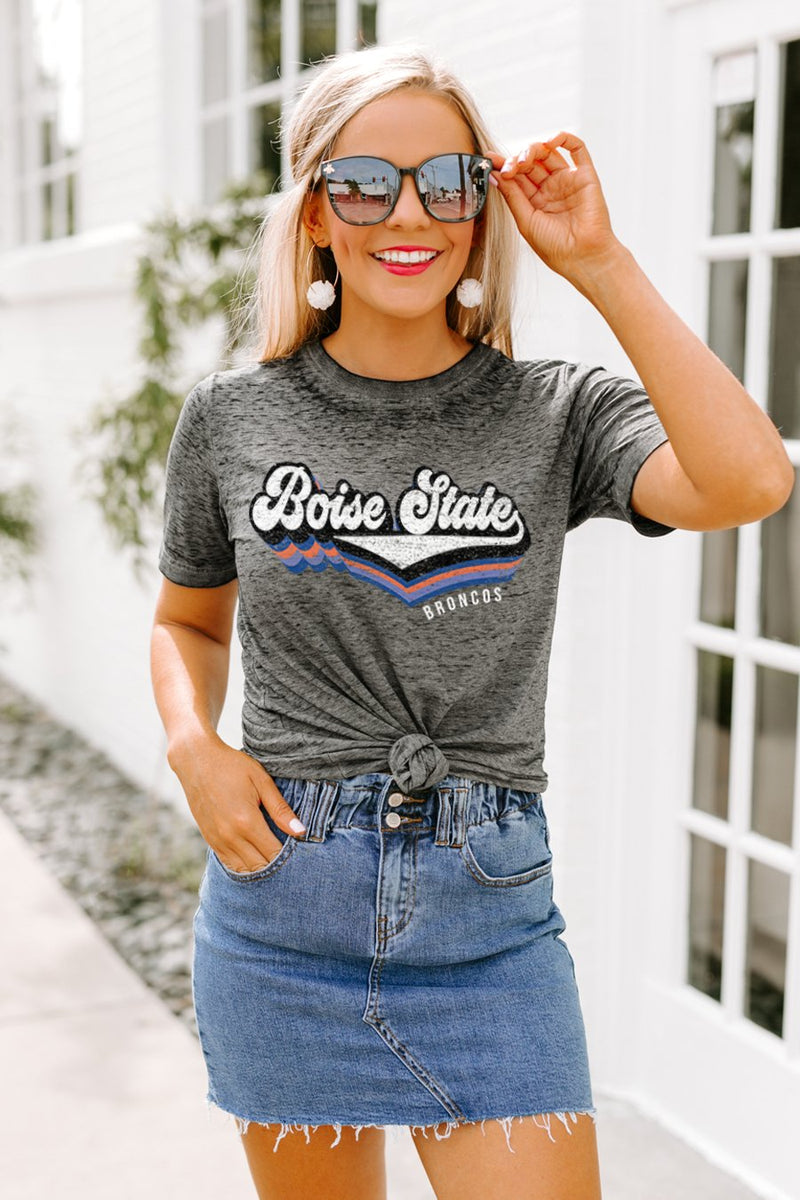 Women's Gameday Couture Charcoal Boise State Broncos Don't