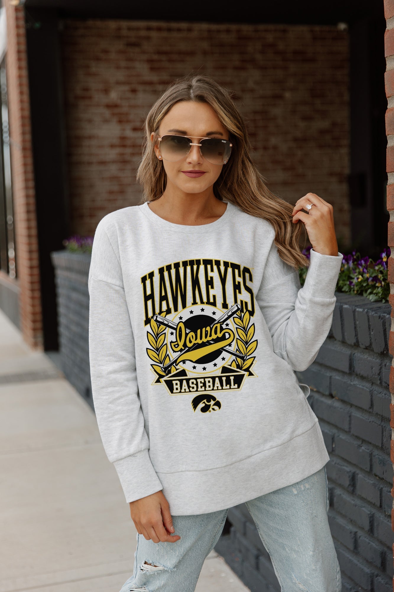 IOWA HAWKEYES BASES LOADED SIDE SLIT PULLOVER