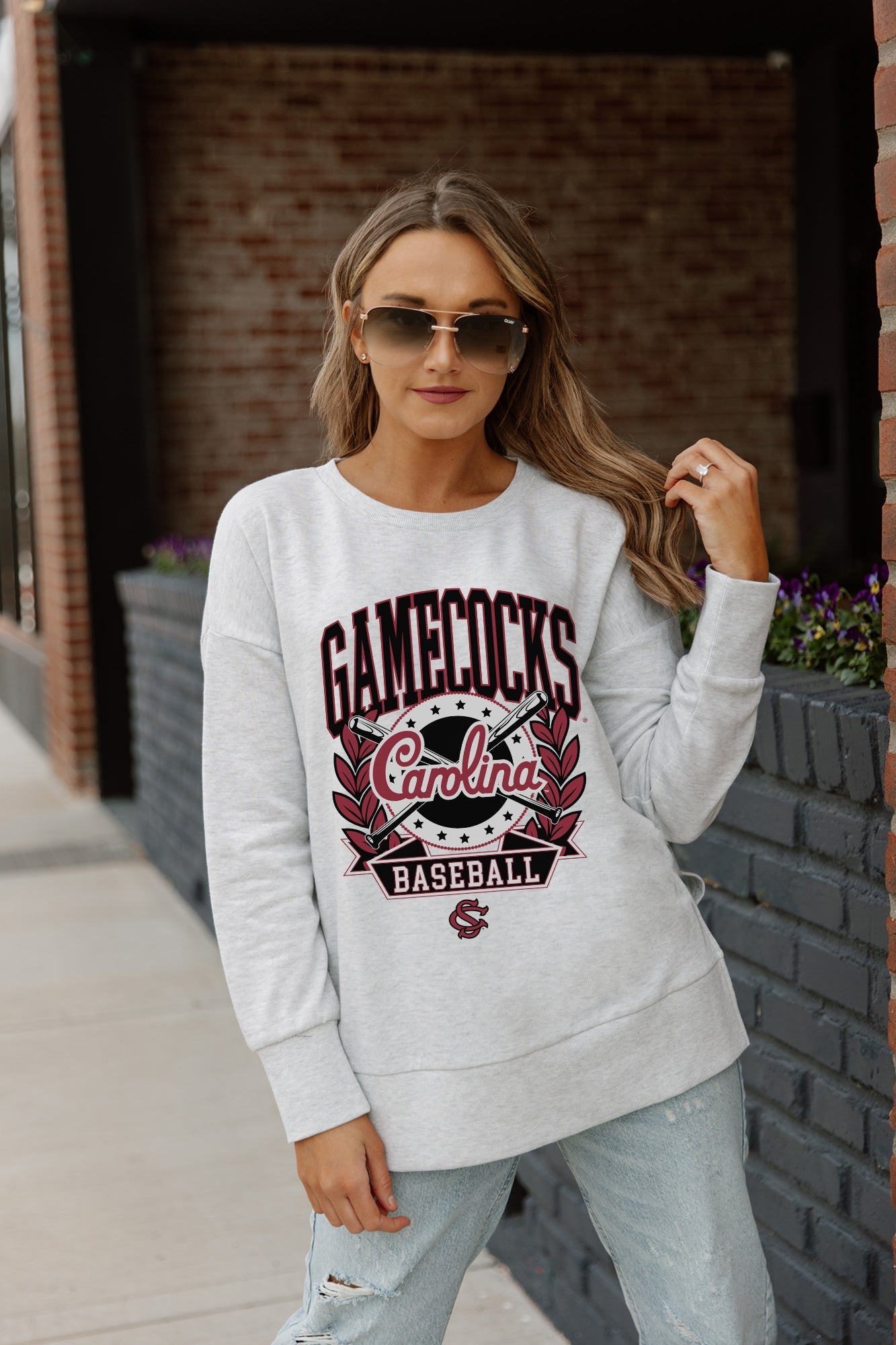 SOUTH CAROLINA GAMECOCKS BASES LOADED SIDE SLIT PULLOVER