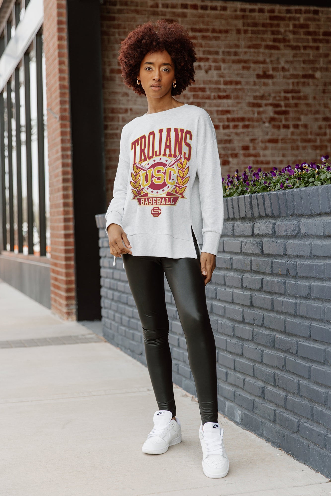 USC TROJANS BASES LOADED SIDE SLIT PULLOVER