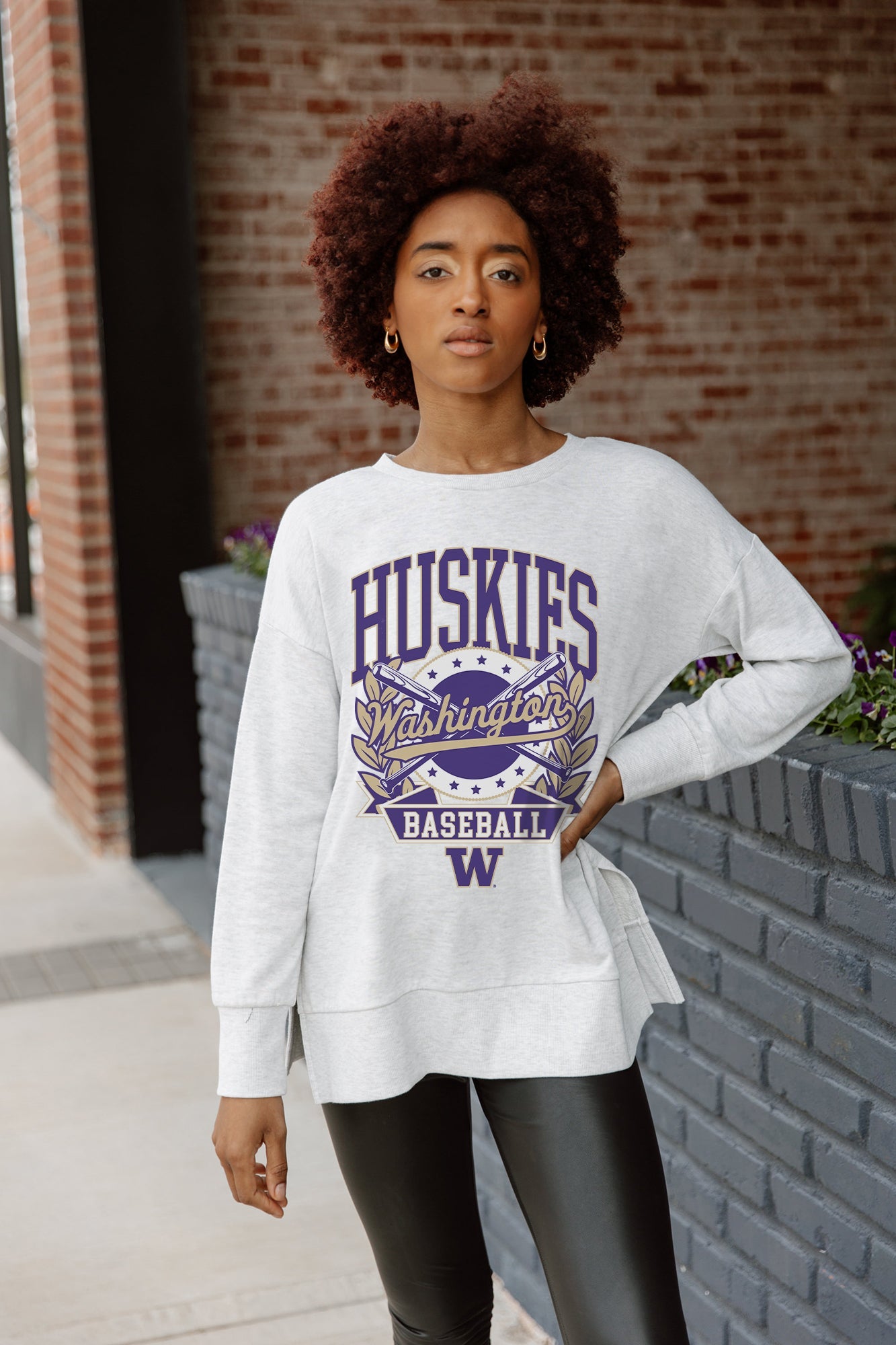 WASHINGTON HUSKIES BASES LOADED SIDE SLIT PULLOVER