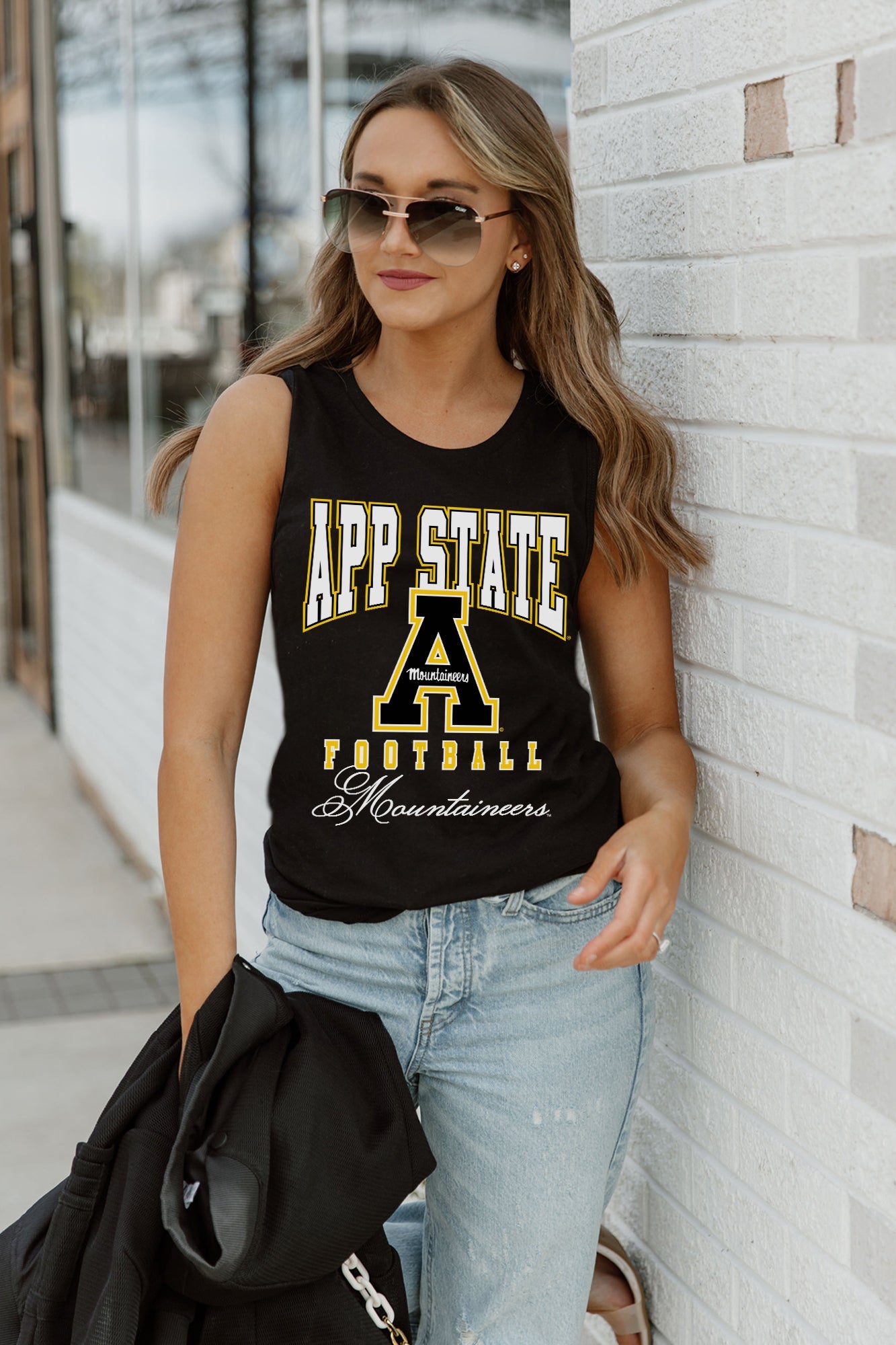 APPALACHIAN STATE MOUNTAINEERS PRESEASON OPENER RACERBACK TANK TOP