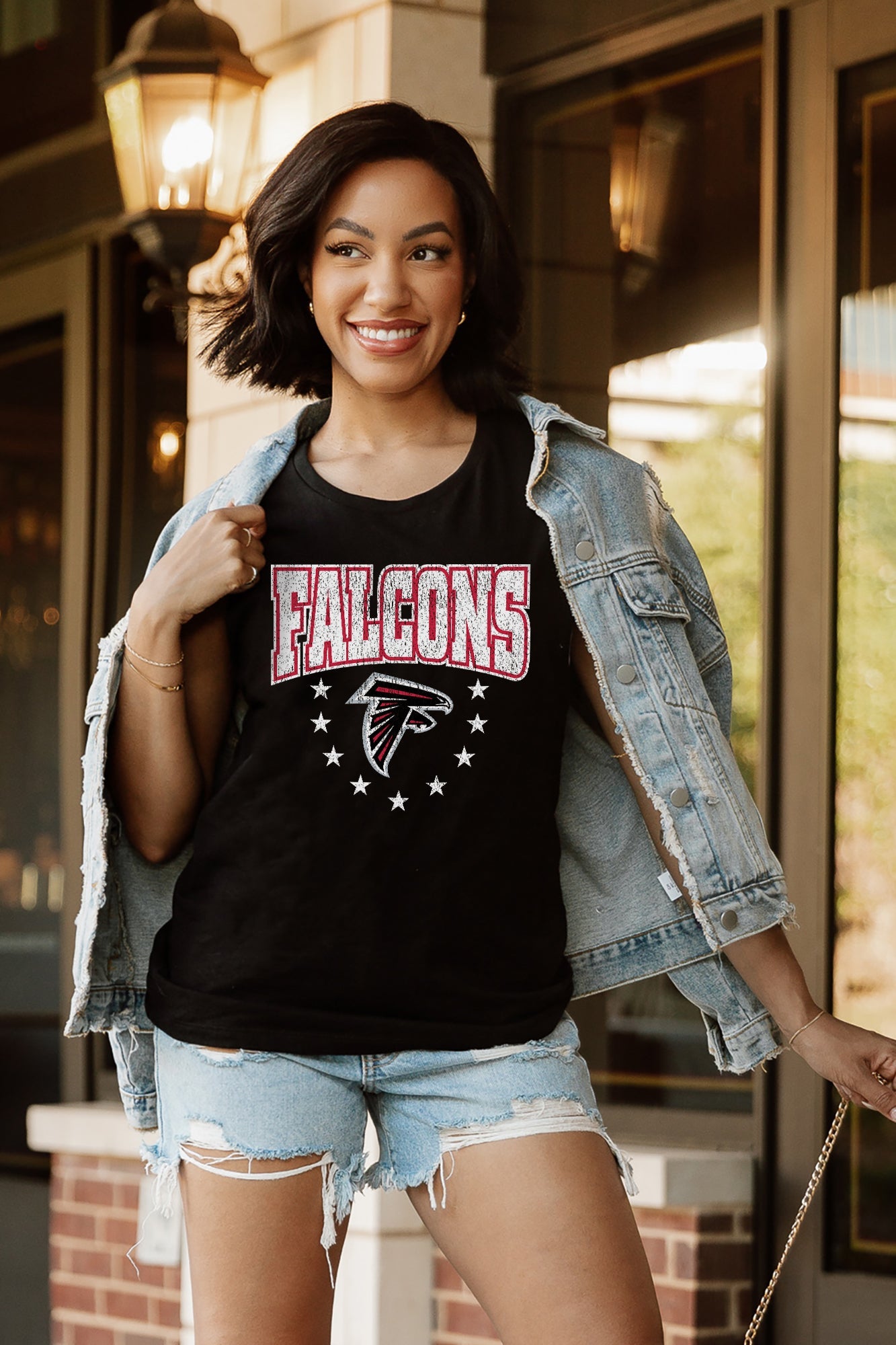 ATLANTA FALCONS BABY YOU'RE A STAR RACERBACK TANK TOP