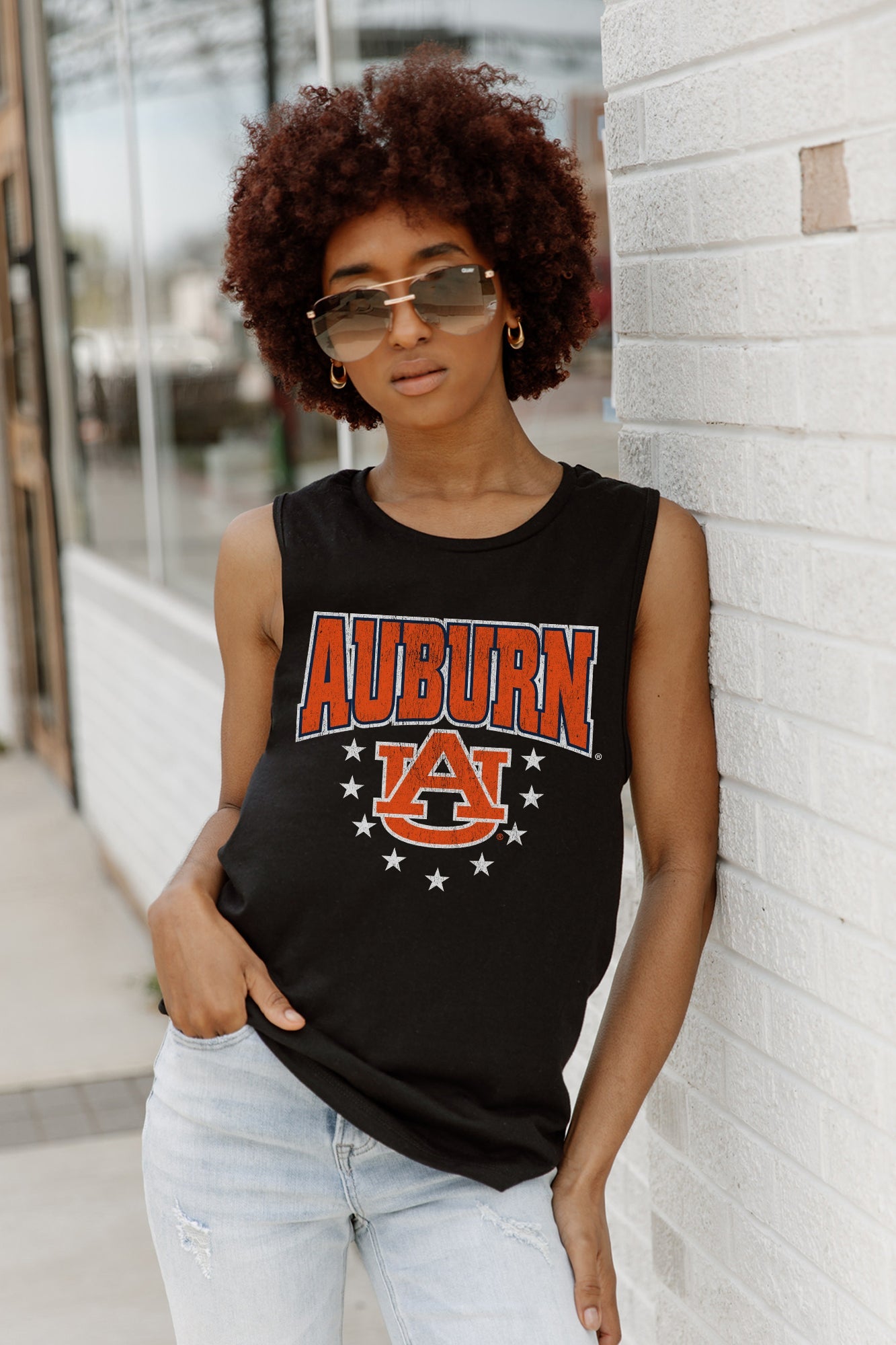 AUBURN TIGERS BABY YOU'RE A STAR RACERBACK TANK TOP