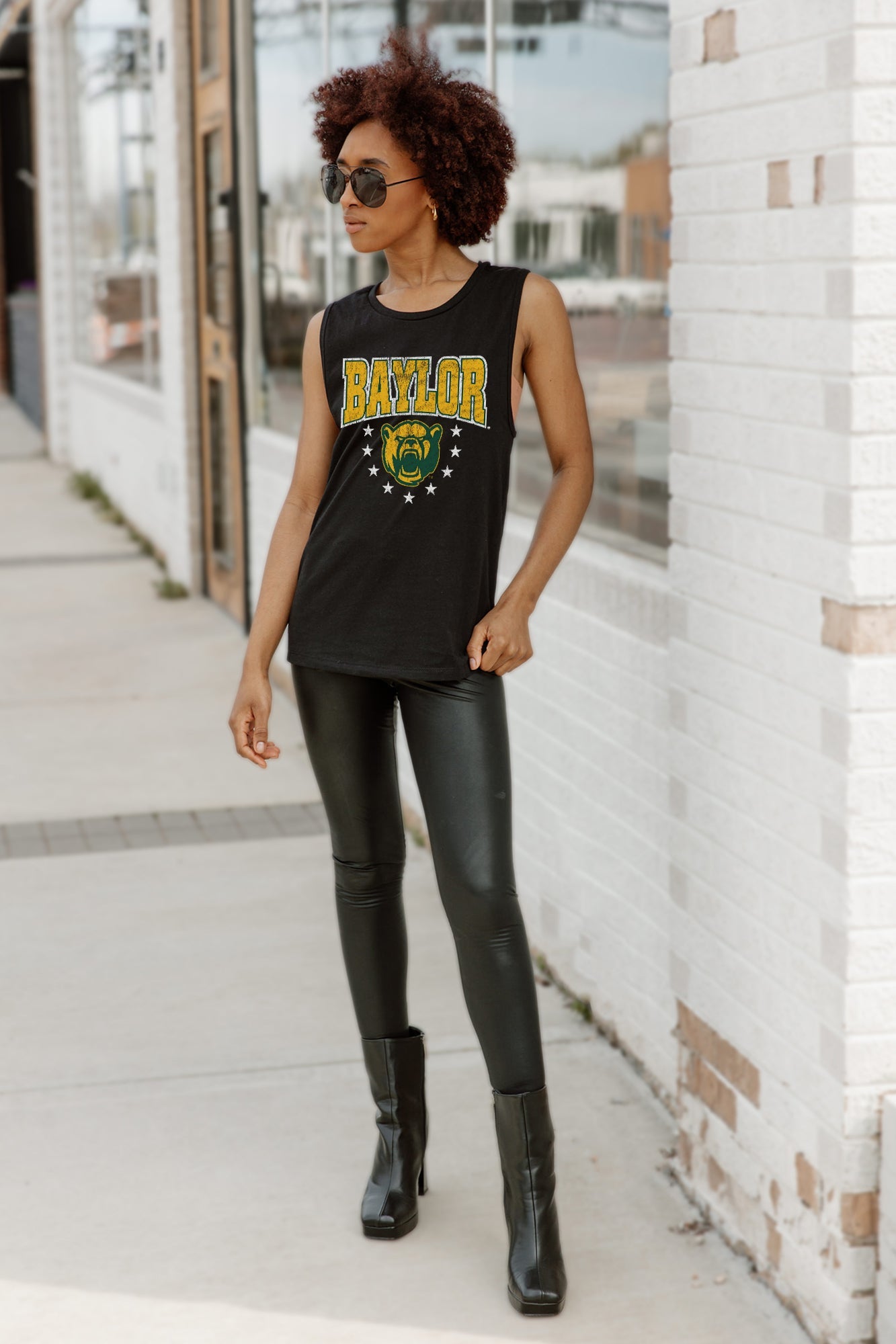 BAYLOR BEARS BABY YOU'RE A STAR RACERBACK TANK TOP