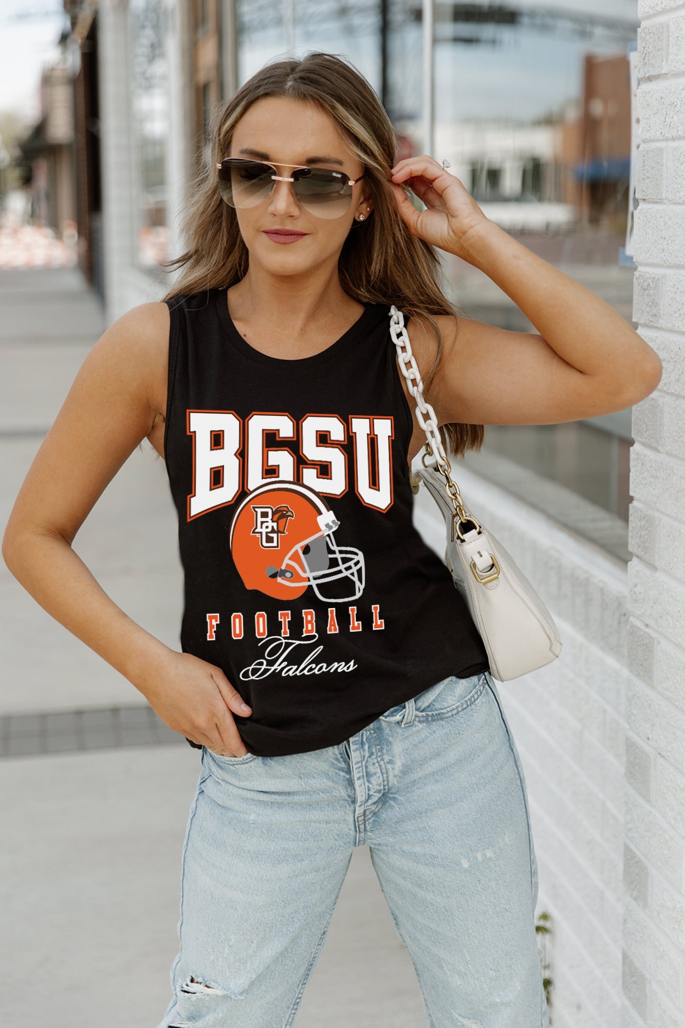 BOWLING GREEN FALCONS PRESEASON OPENER RACERBACK TANK TOP