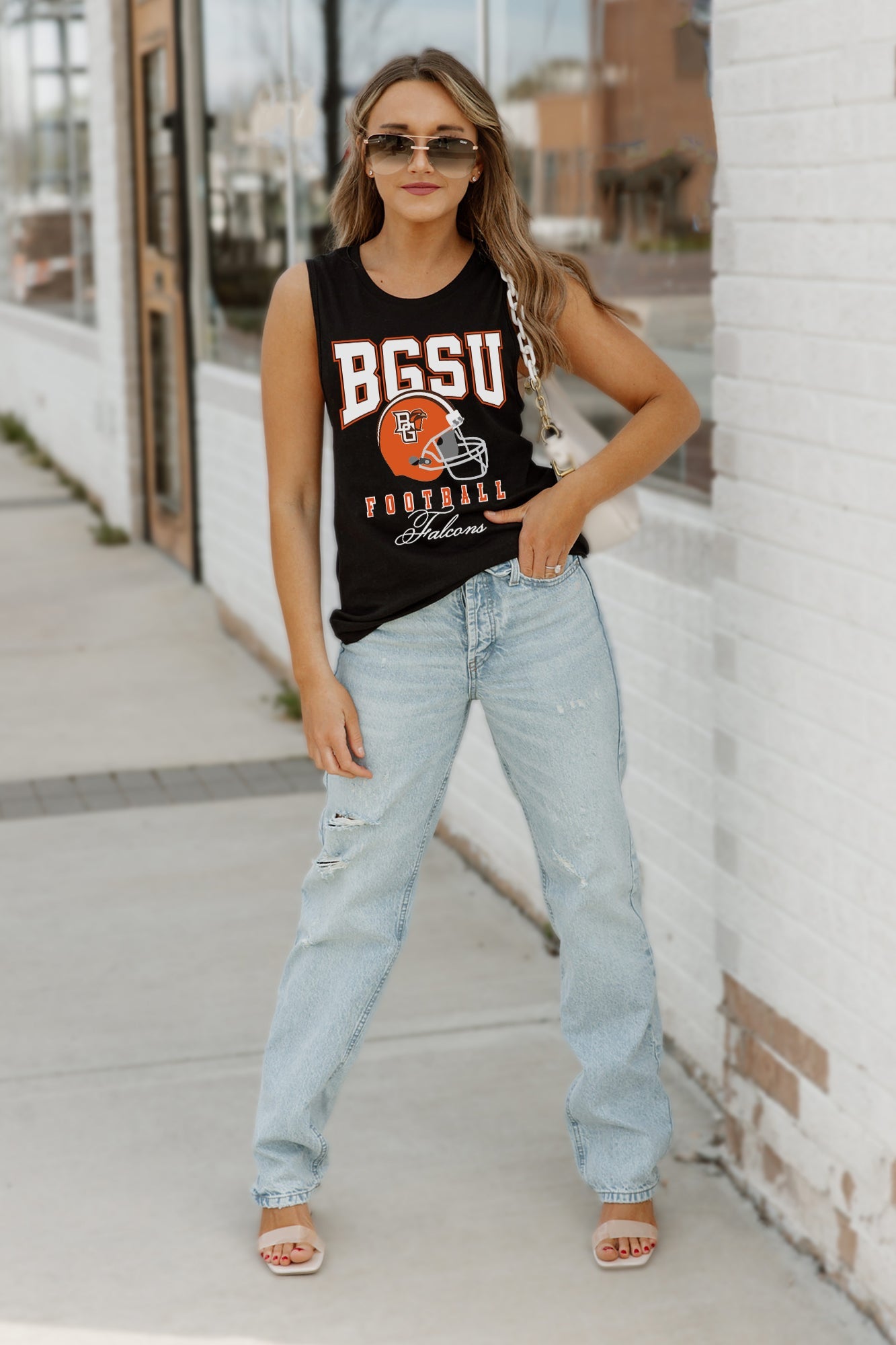 BOWLING GREEN FALCONS PRESEASON OPENER RACERBACK TANK TOP