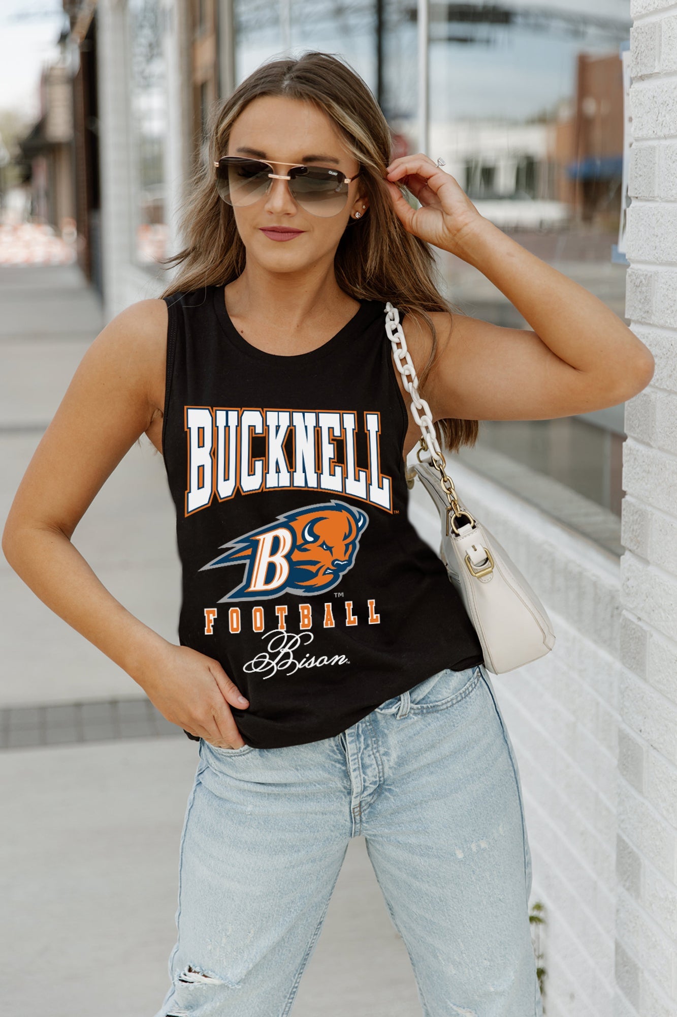 BUCKNELL BISON PRESEASON OPENER RACERBACK TANK TOP