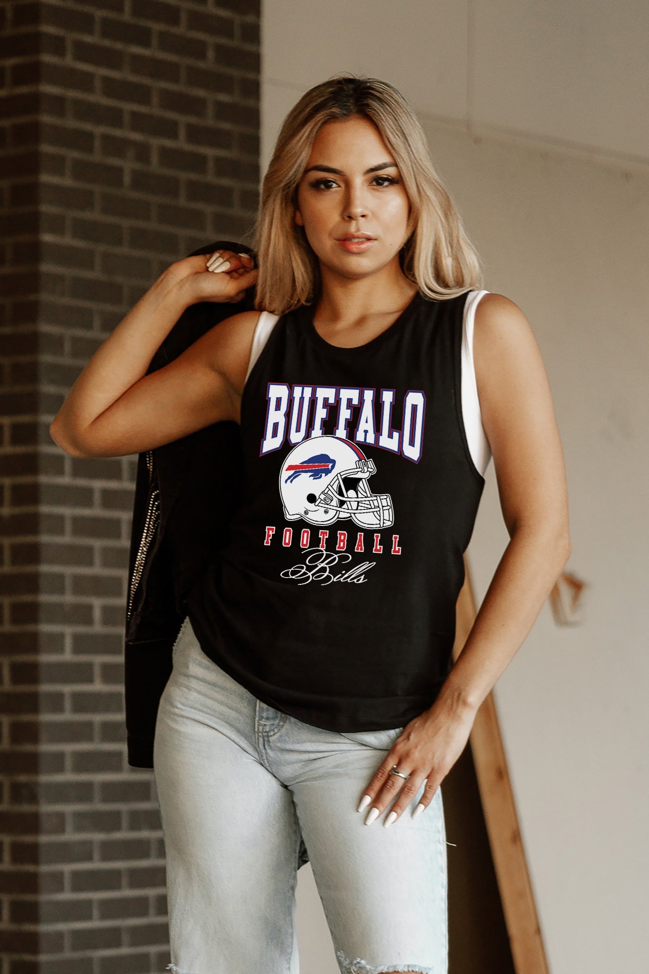 BUFFALO BILLS PRESEASON OPENER RACERBACK TANK TOP