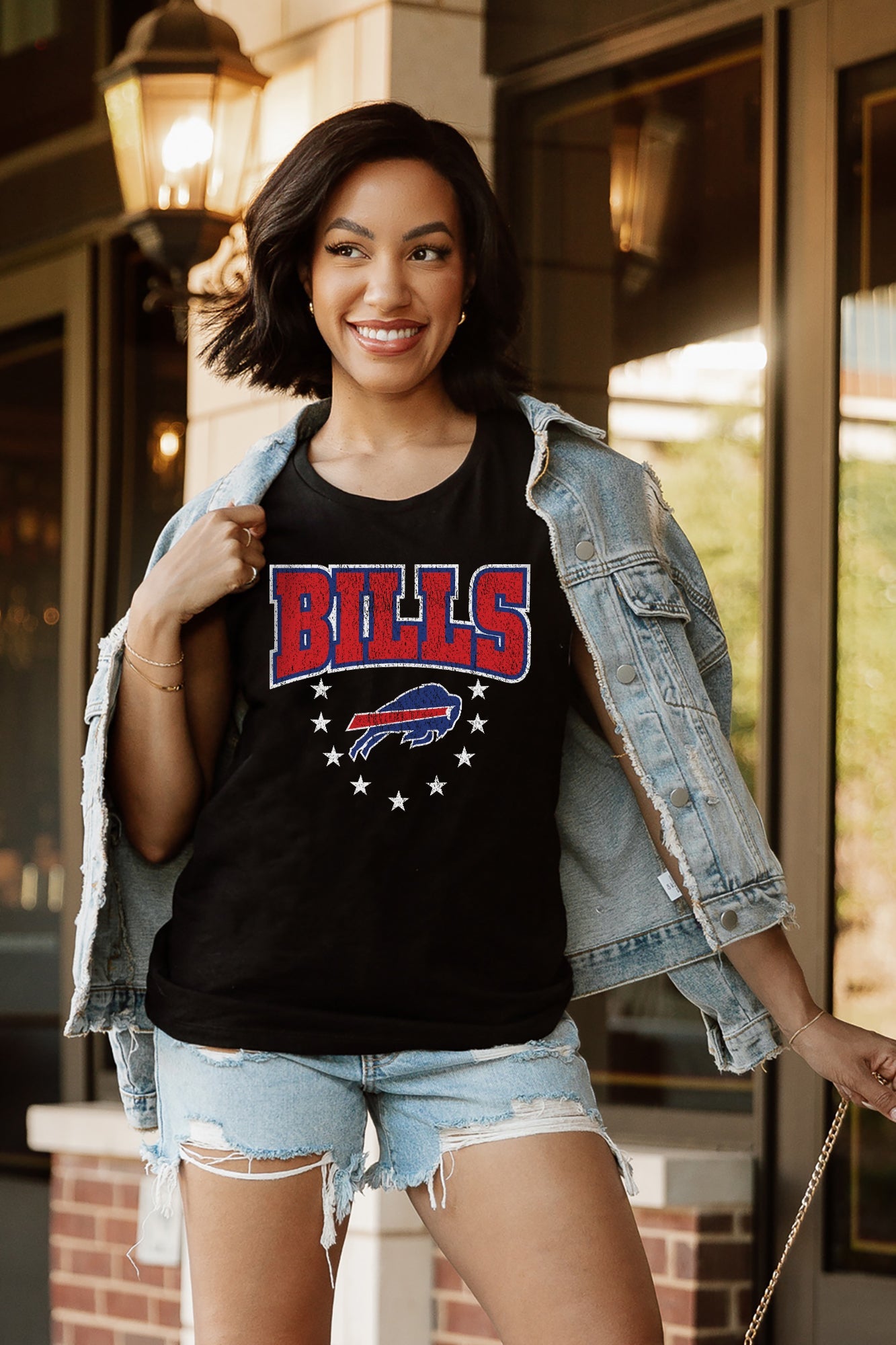 BUFFALO BILLS BABY YOU'RE A STAR RACERBACK TANK TOP