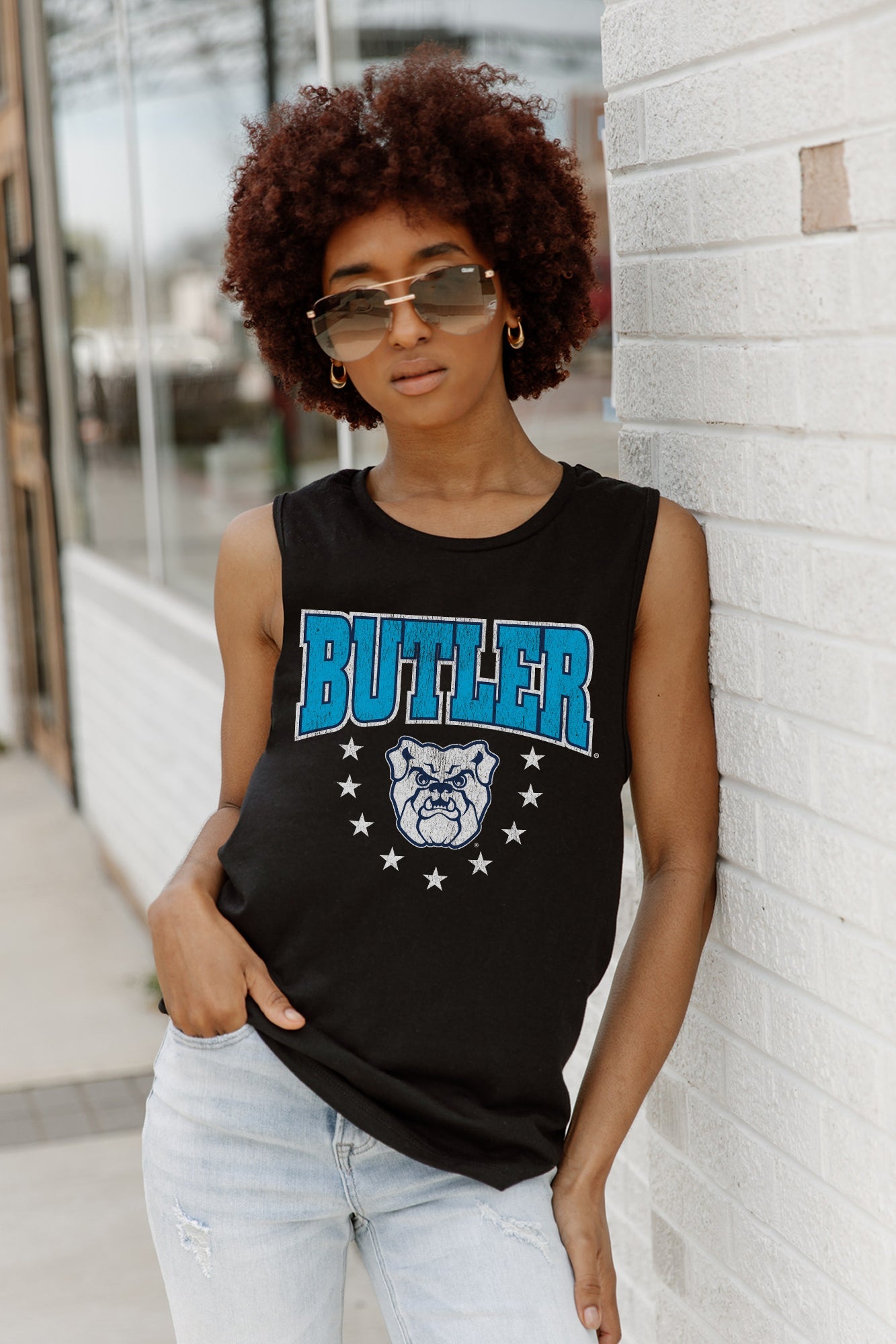 BUTLER BULLDOGS BABY YOU'RE A STAR RACERBACK TANK TOP