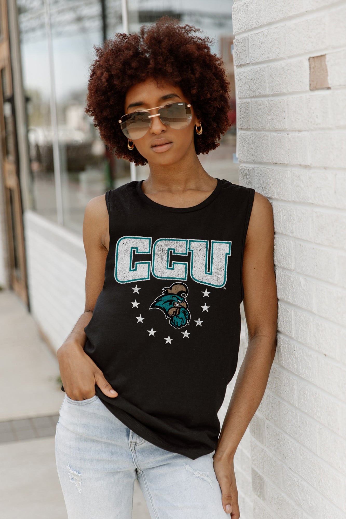 COASTAL CAROLINA CHANTICLEERS BABY YOU'RE A STAR RACERBACK TANK TOP