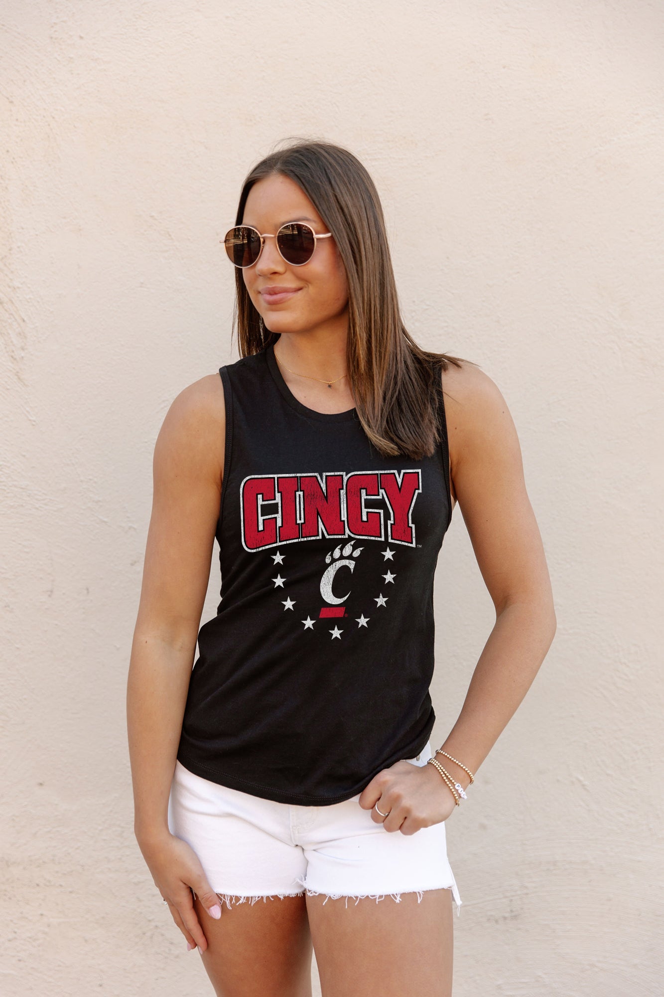 CINCINNATI BEARCATS BABY YOU'RE A STAR RACERBACK TANK TOP