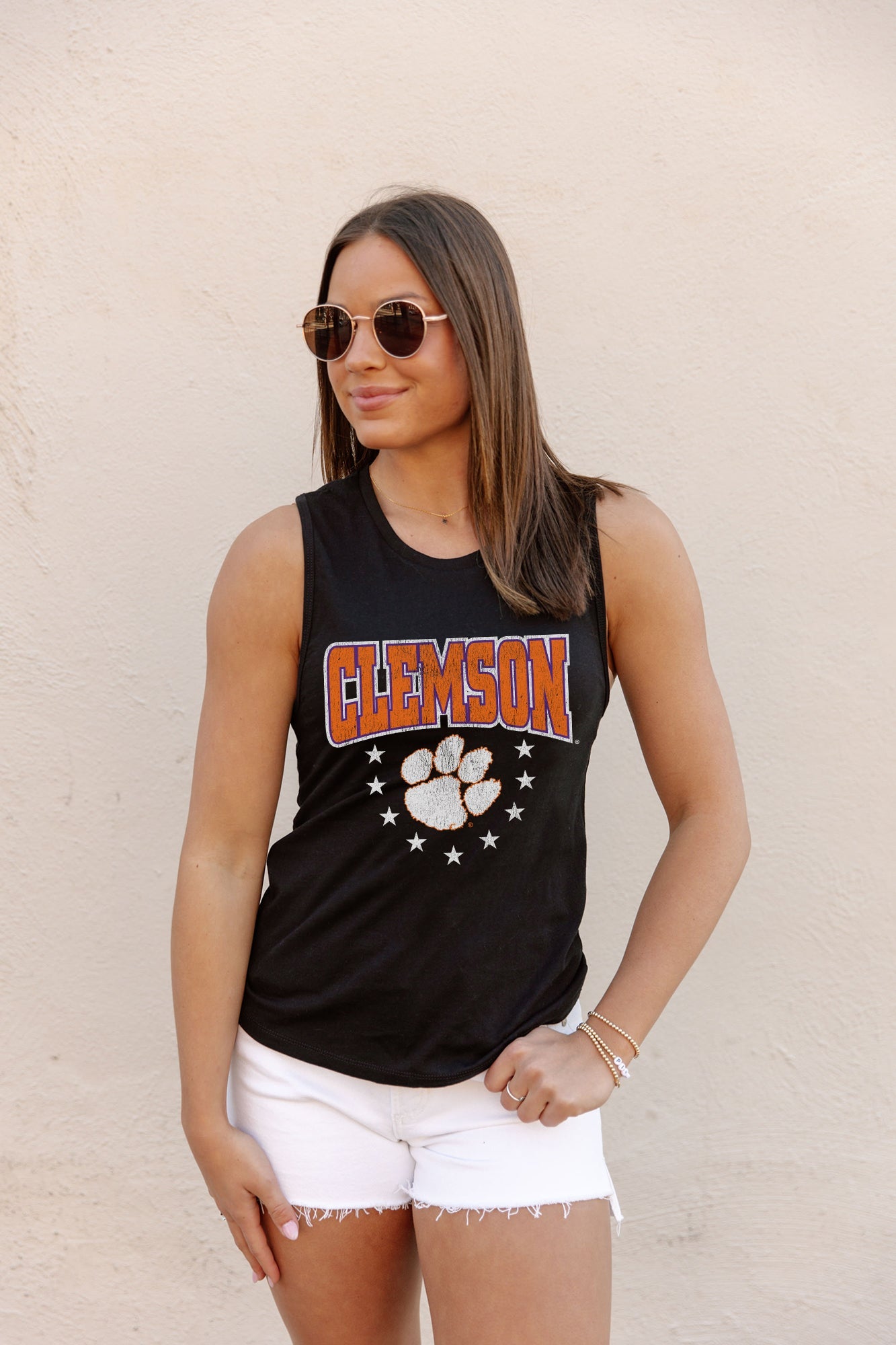 CLEMSON TIGERS BABY YOU'RE A STAR RACERBACK TANK TOP