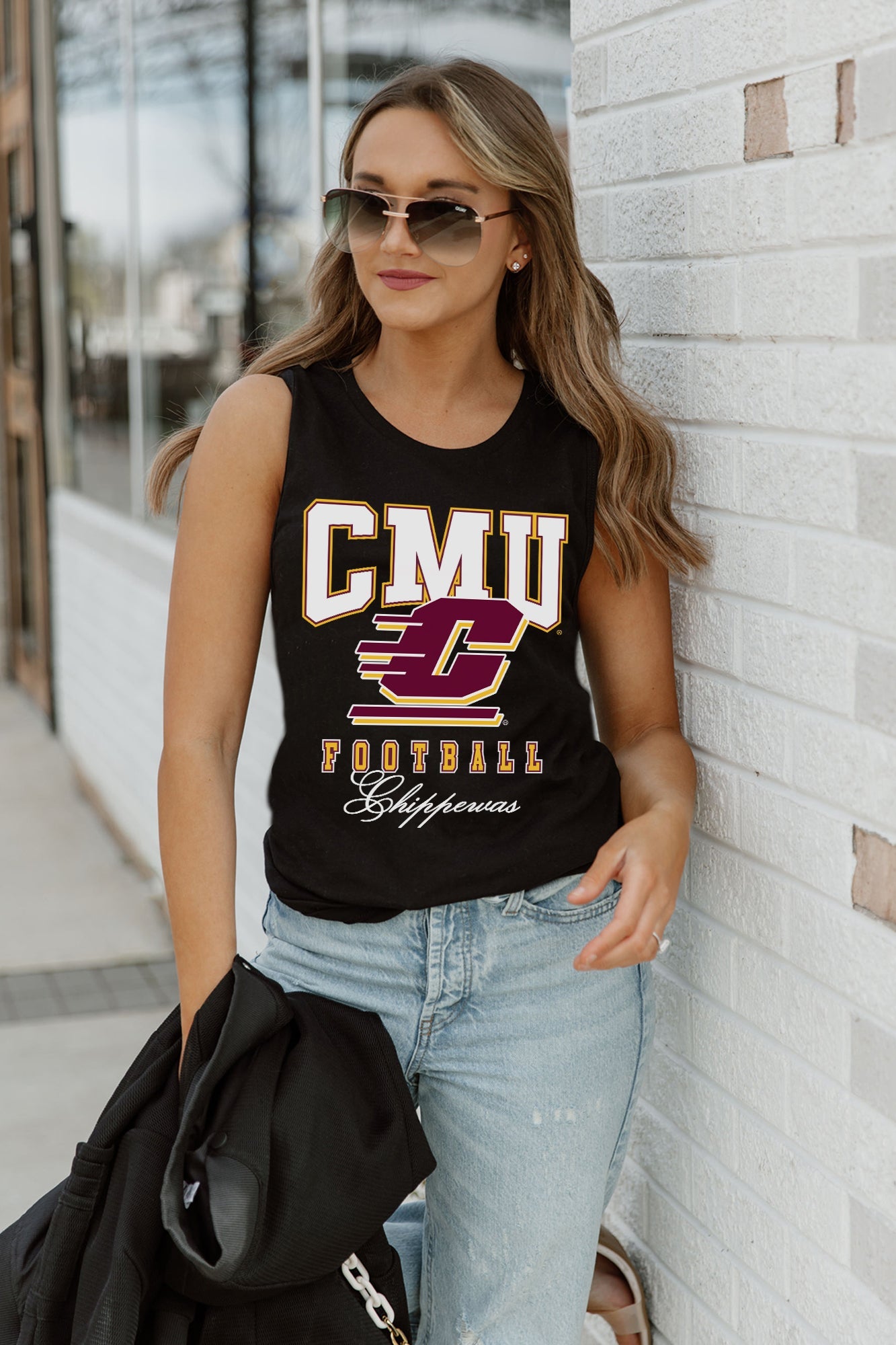 CENTRAL MICHIGAN CHIPPEWAS PRESEASON OPENER RACERBACK TANK TOP