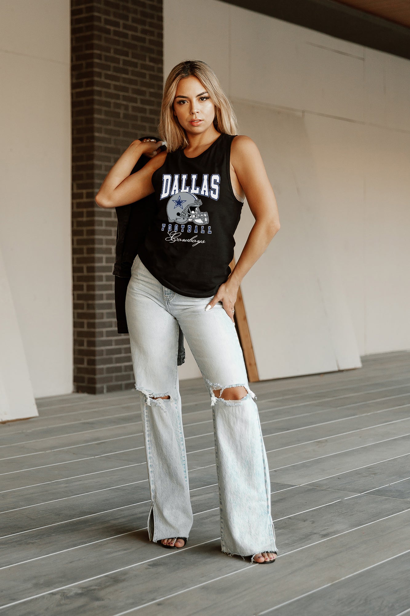 DALLAS COWBOYS PRESEASON OPENER RACERBACK TANK TOP