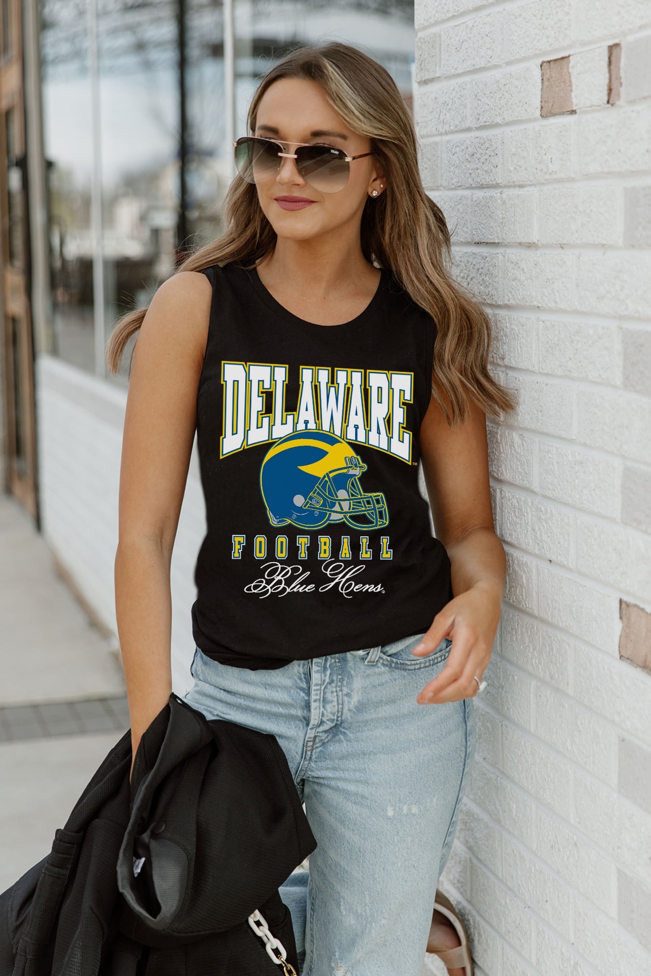 DELAWARE BLUE HENS PRESEASON OPENER RACERBACK TANK TOP