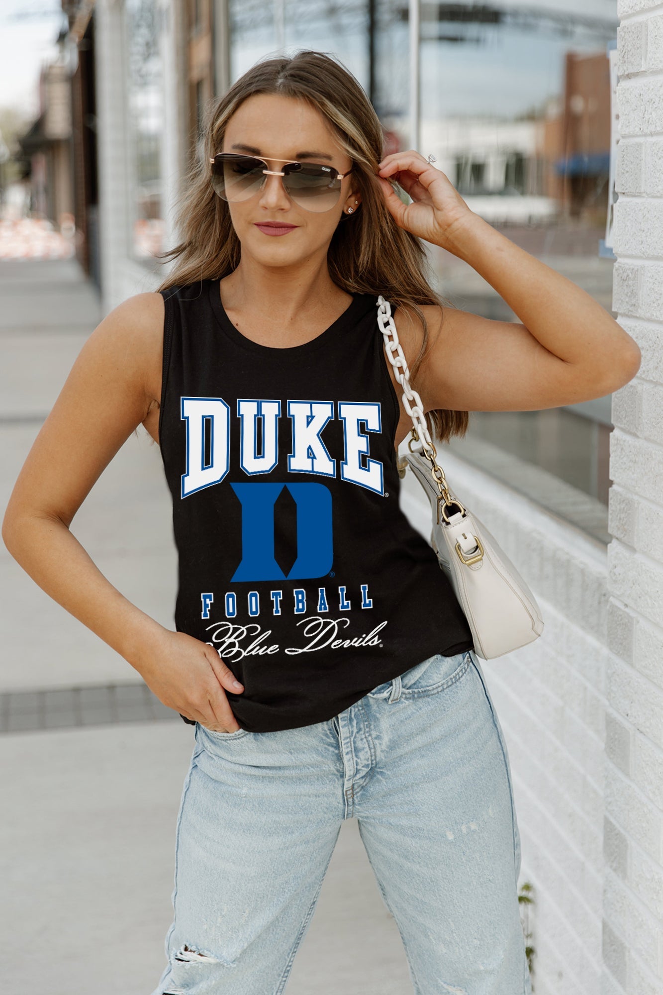 DUKE BLUE DEVILS PRESEASON OPENER RACERBACK TANK TOP