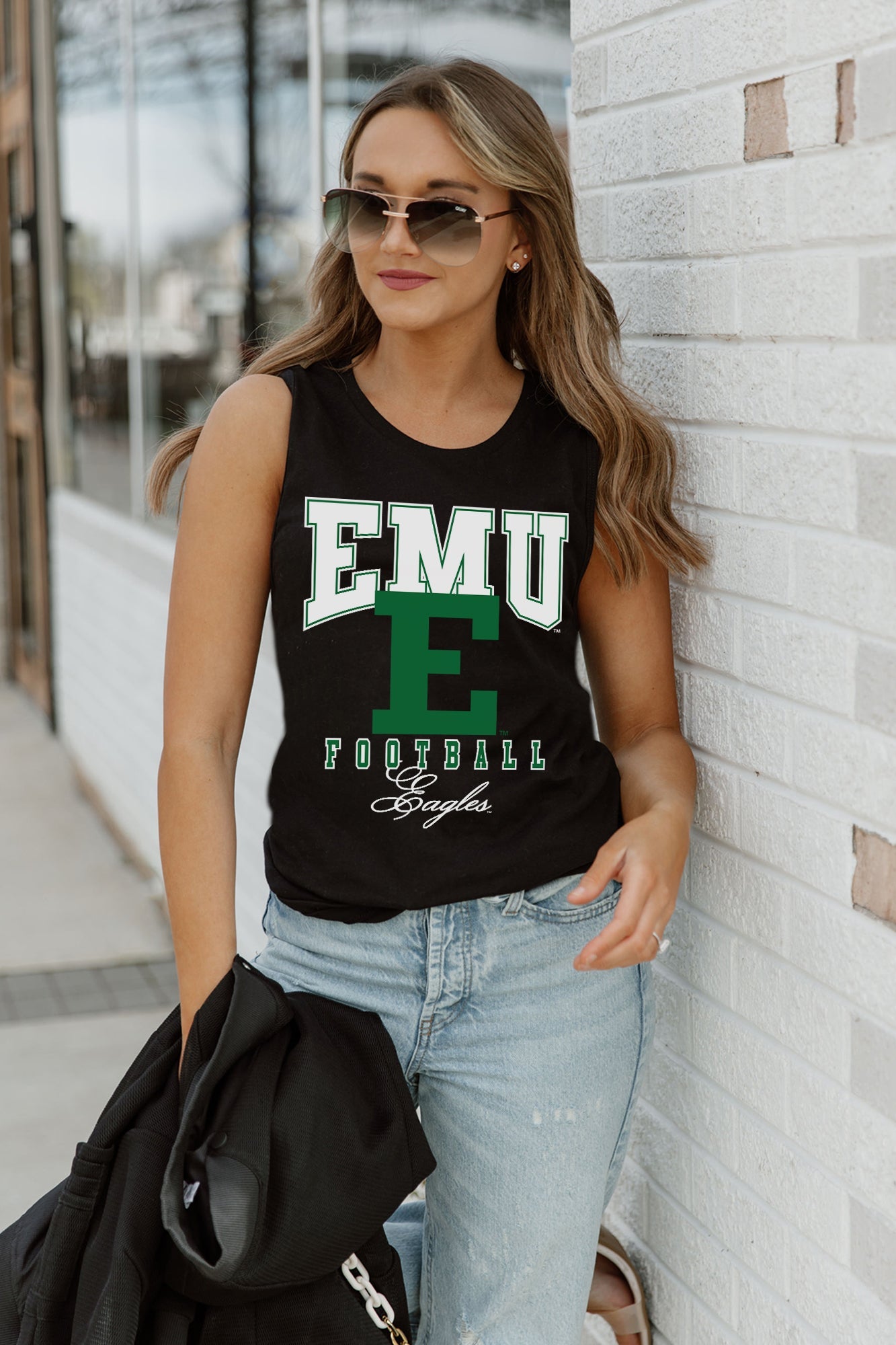 EASTERN MICHIGAN EAGLES PRESEASON OPENER RACERBACK TANK TOP