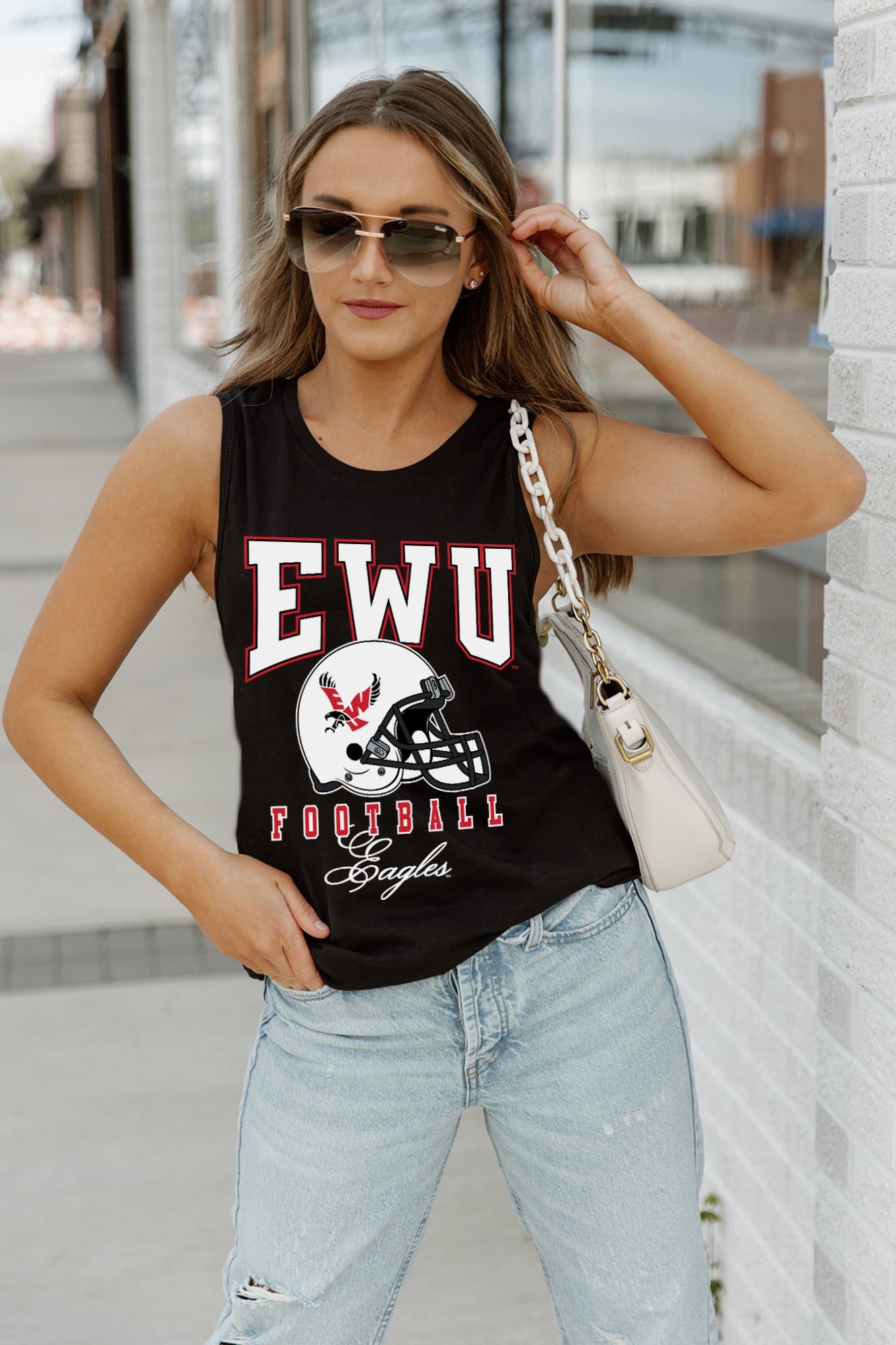 EASTERN WASHINGTON UNIVERSITY EAGLES PRESEASON OPENER RACERBACK TANK TOP