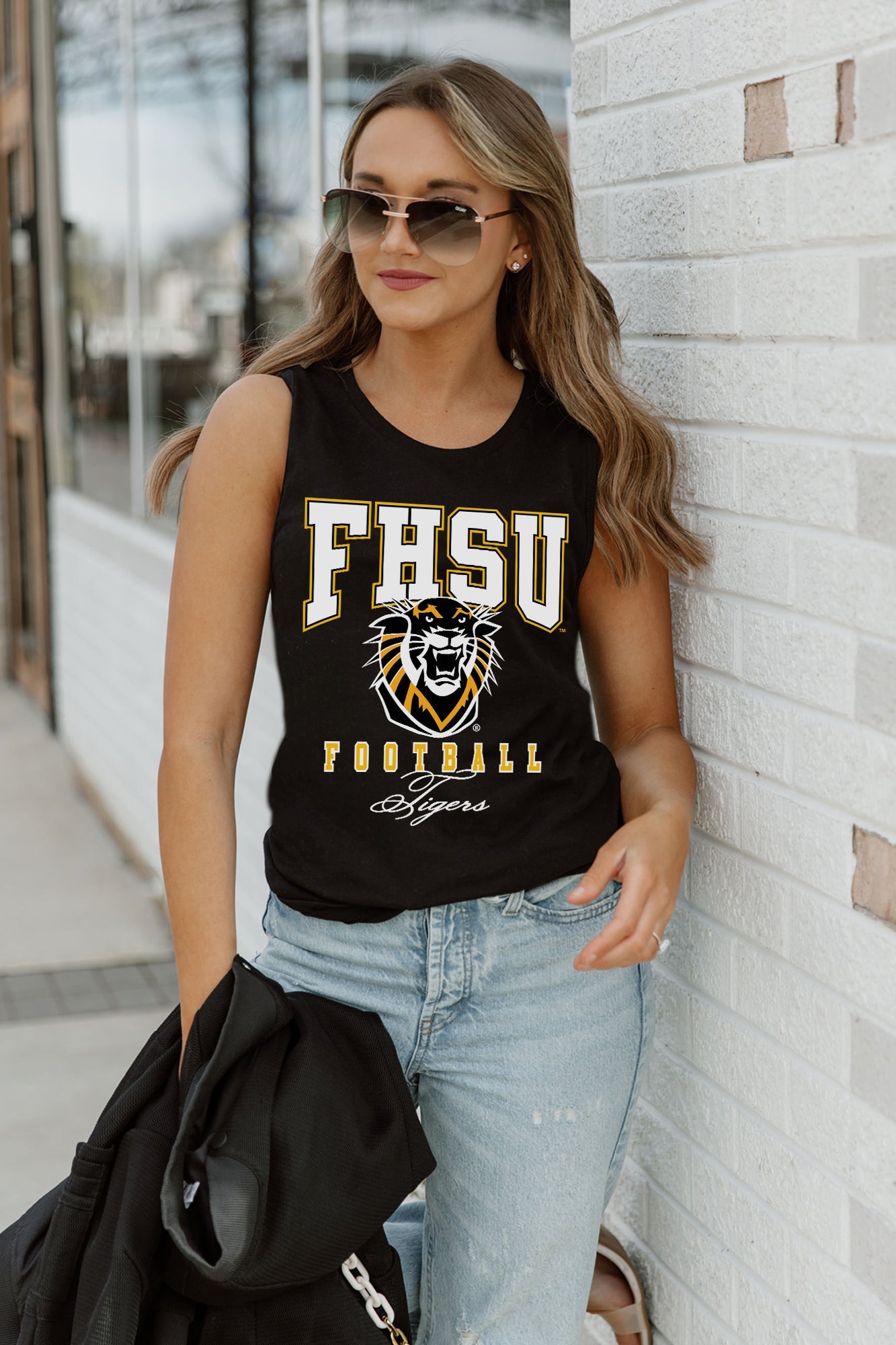 FORT HAYS STATE TIGERS PRESEASON OPENER RACERBACK TANK TOP