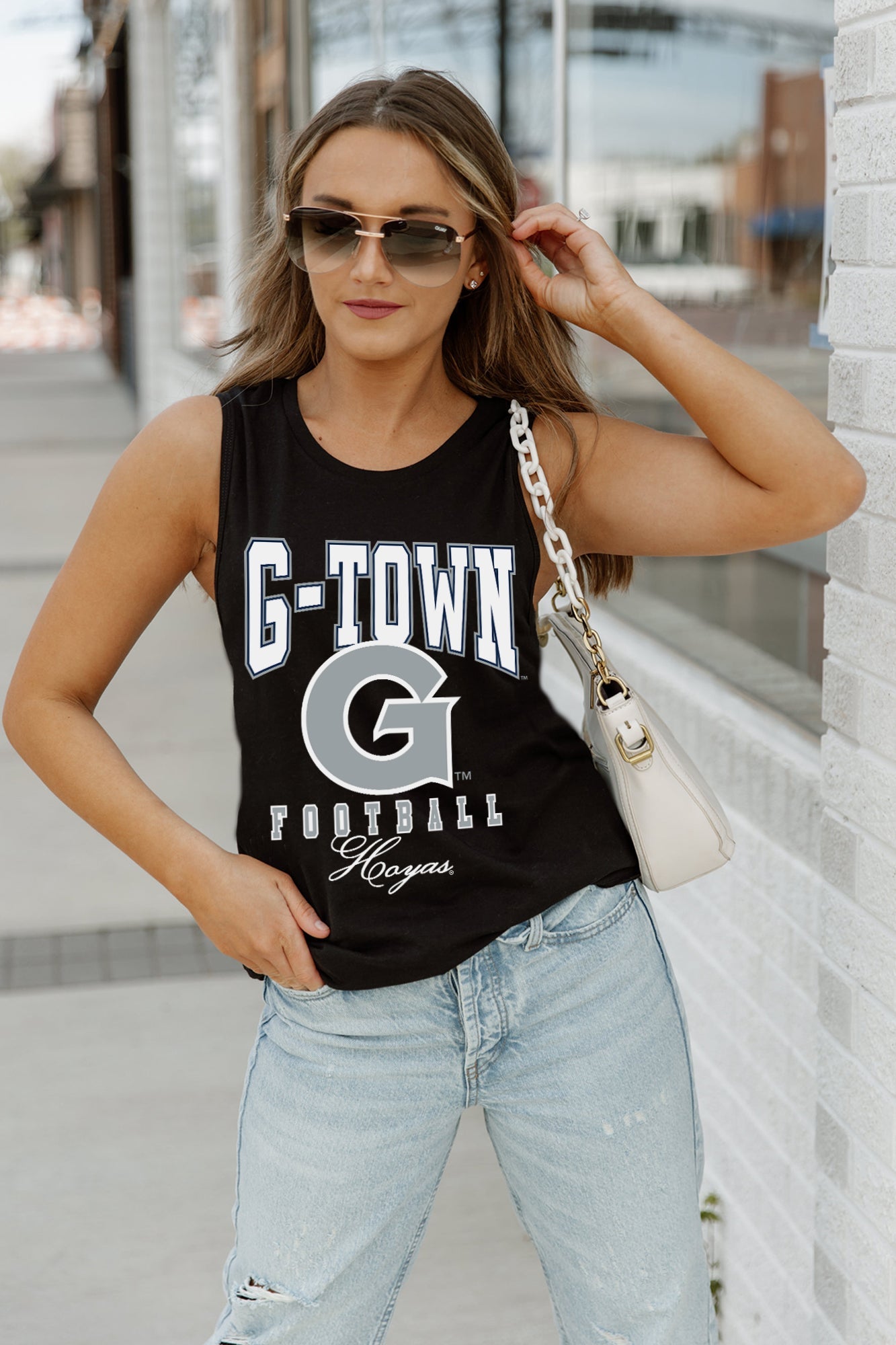 GEORGETOWN HOYAS PRESEASON OPENER RACERBACK TANK TOP