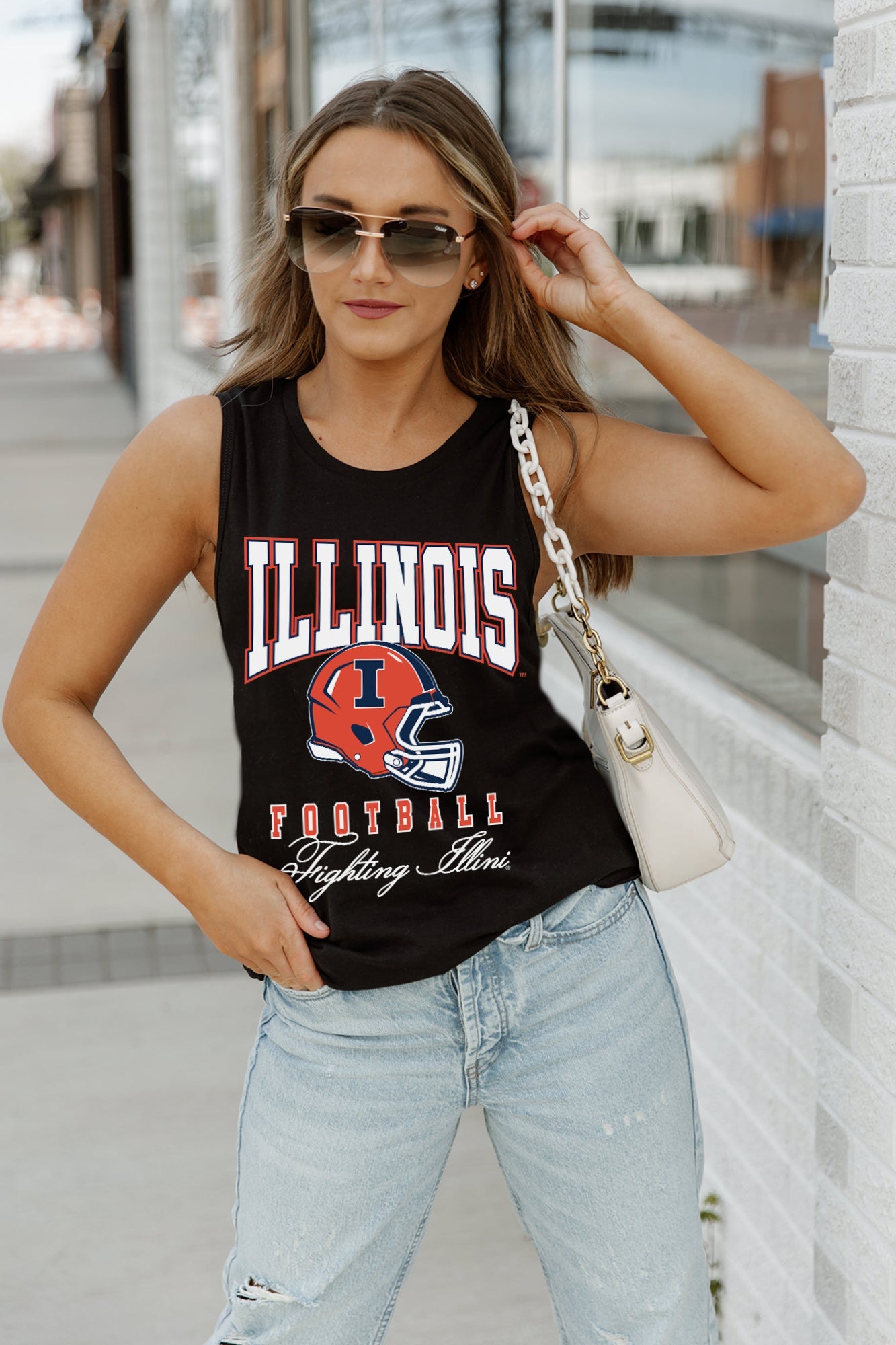 ILLINOIS FIGHTING ILLINI PRESEASON OPENER RACERBACK TANK TOP