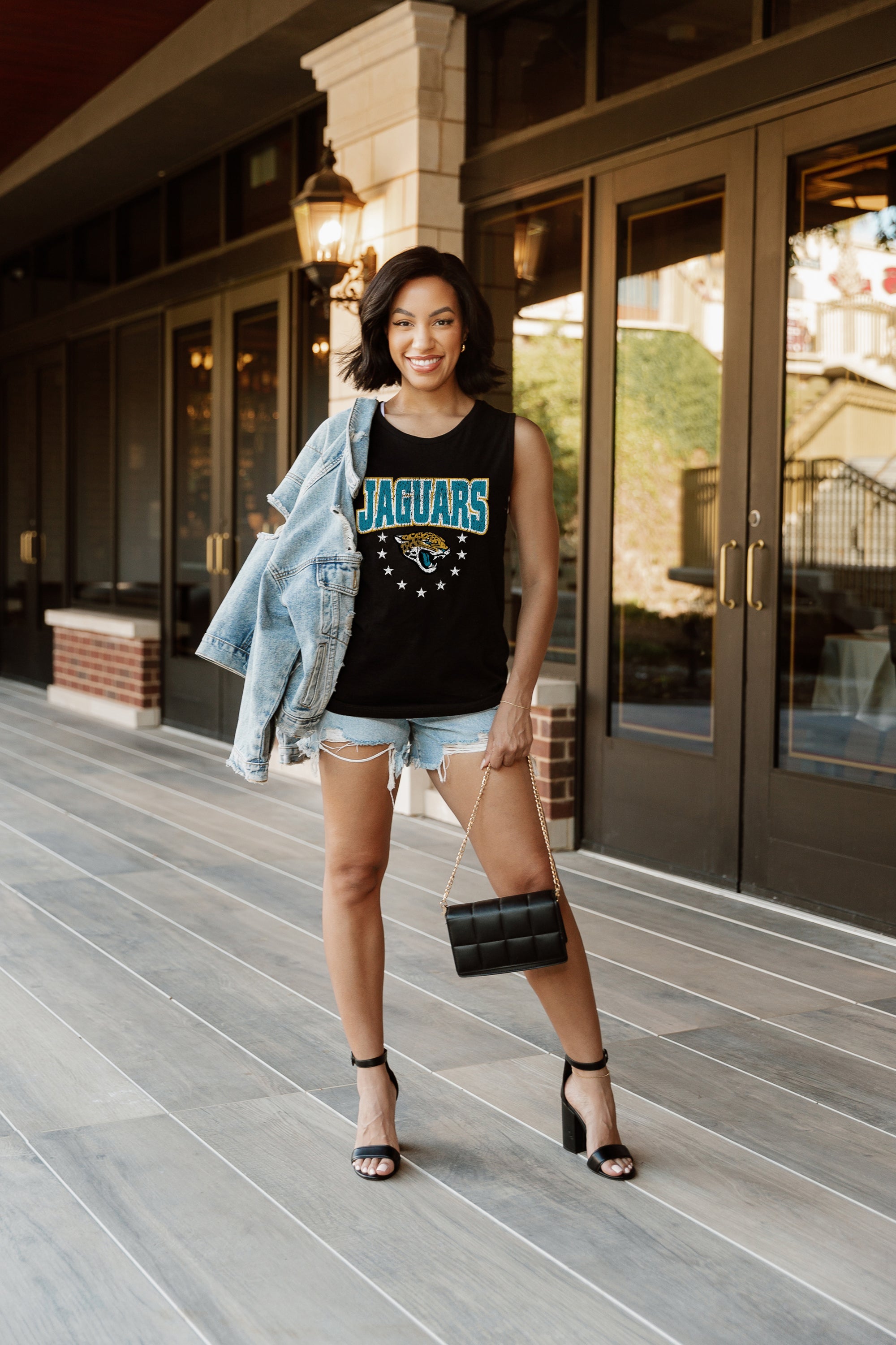 JACKSONVILLE JAGUARS BABY YOU'RE A STAR RACERBACK TANK TOP