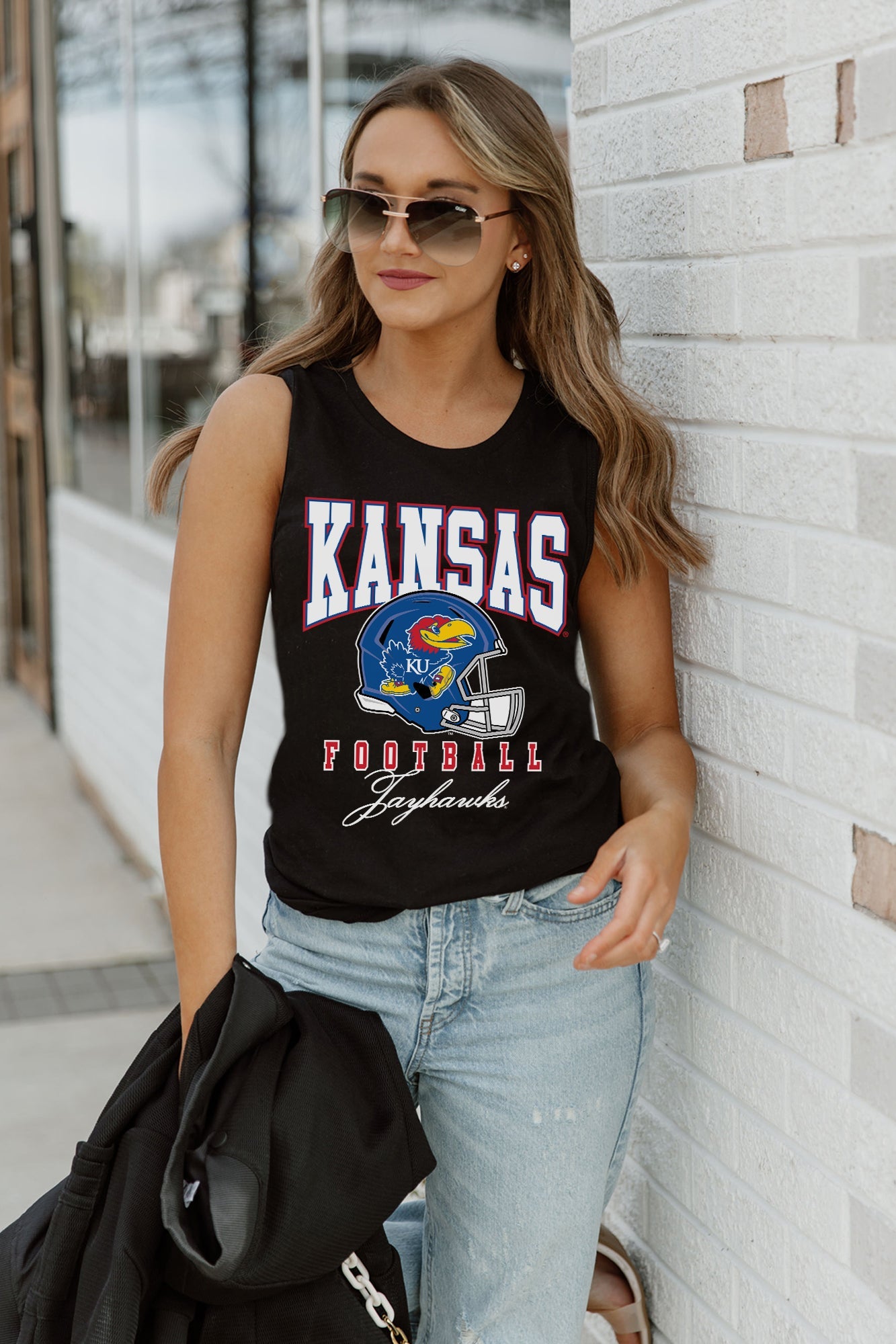 KANSAS JAYHAWKS PRESEASON OPENER RACERBACK TANK TOP