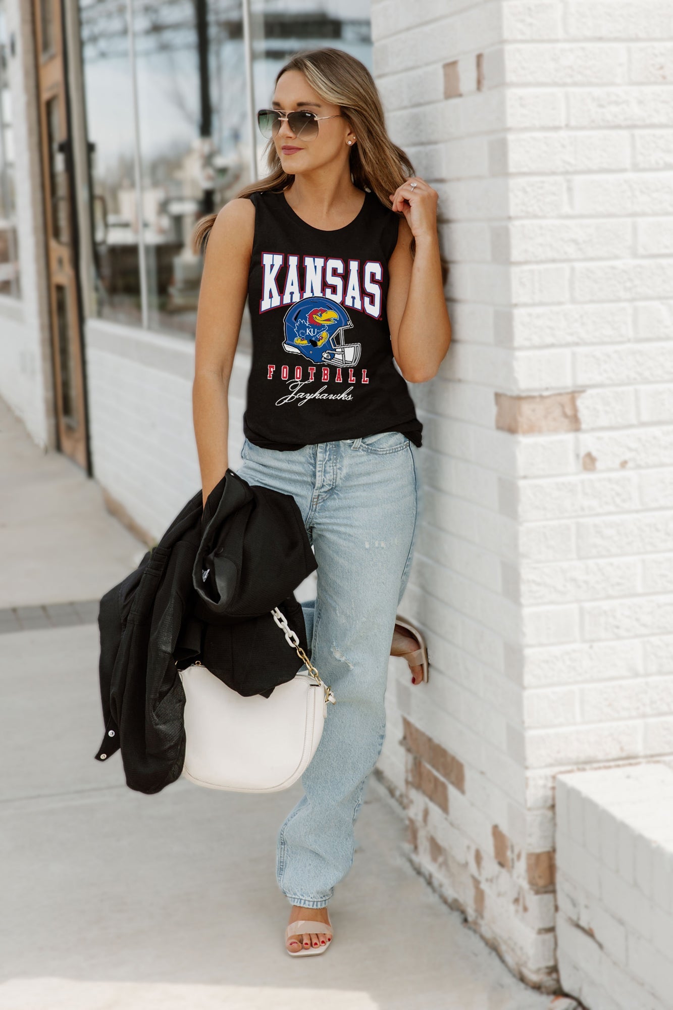 KANSAS JAYHAWKS PRESEASON OPENER RACERBACK TANK TOP