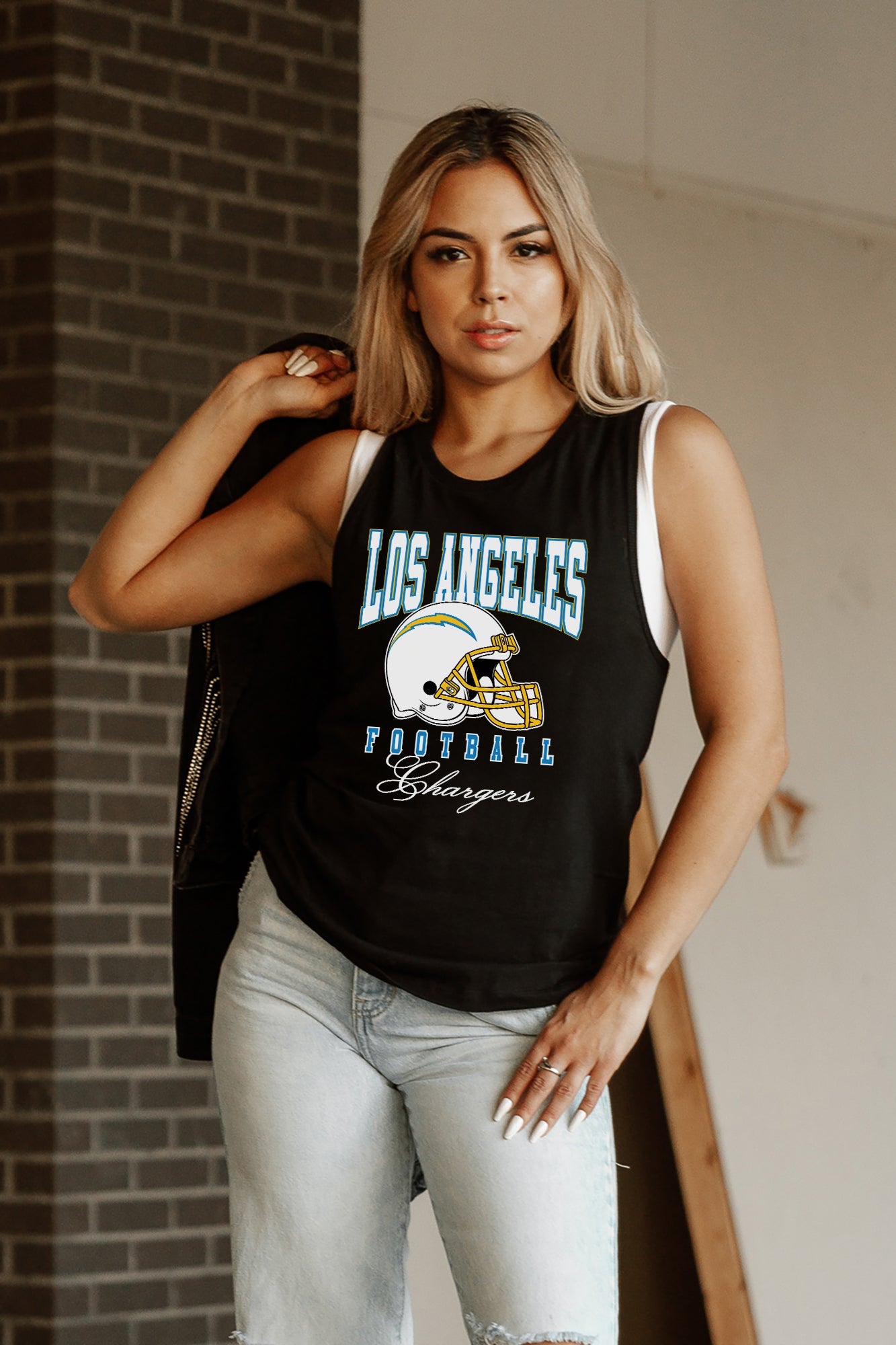 LOS ANGELES CHARGERS PRESEASON OPENER RACERBACK TANK TOP