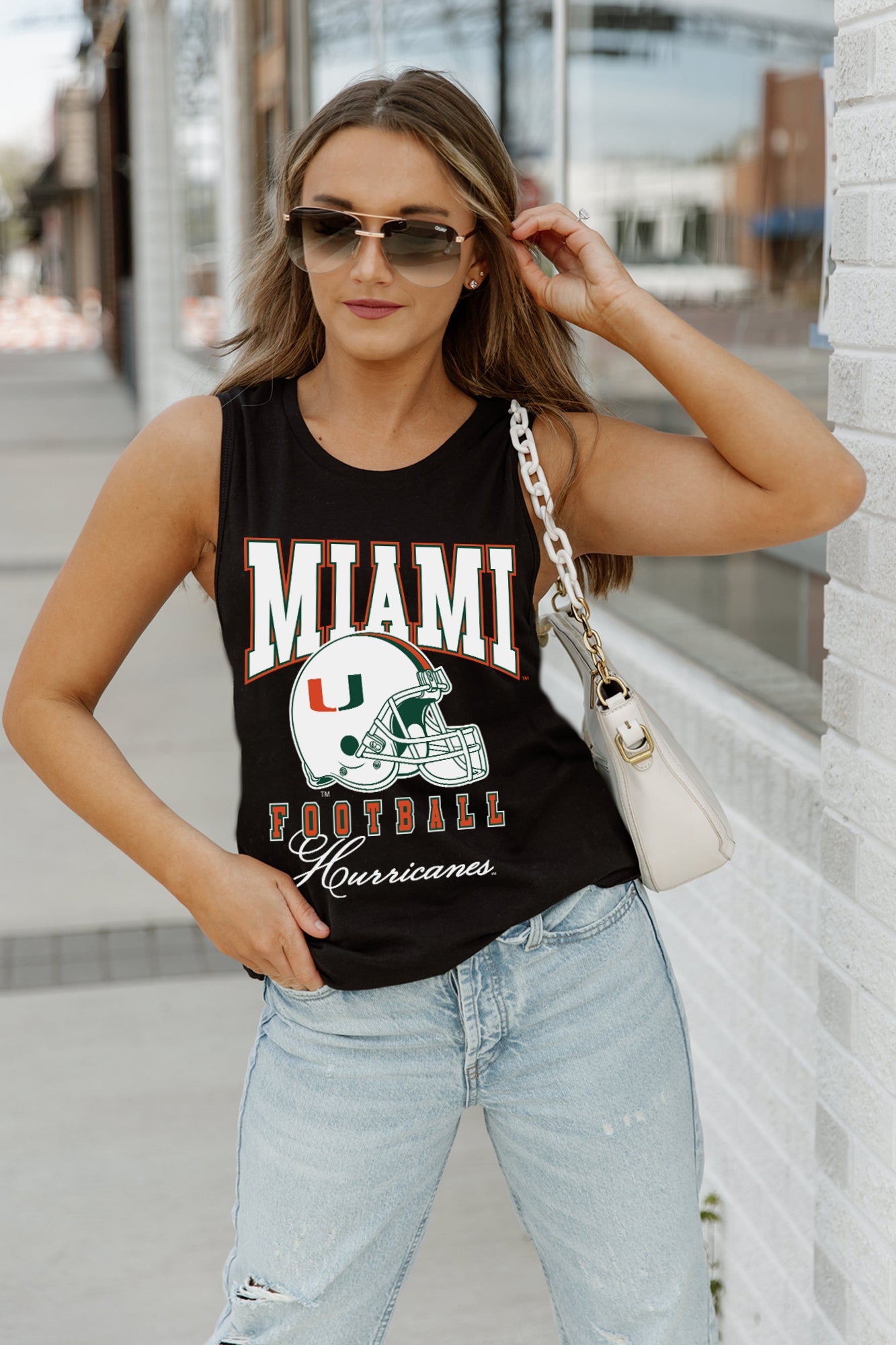 MIAMI HURRICANES PRESEASON OPENER RACERBACK TANK TOP