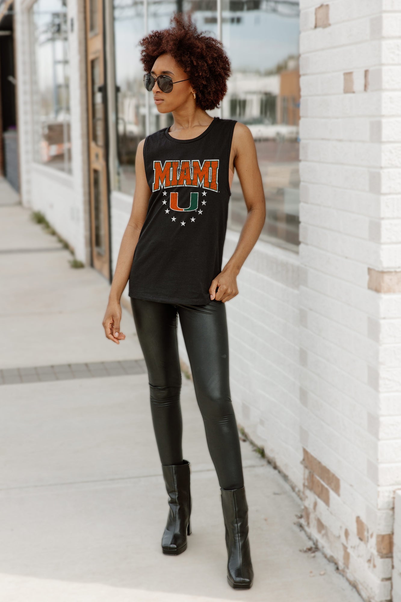 MIAMI HURRICANES BABY YOU'RE A STAR RACERBACK TANK TOP