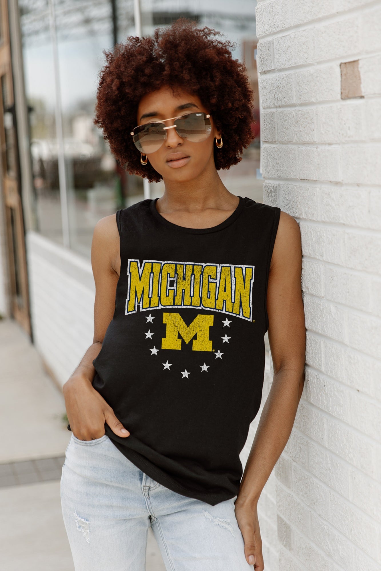 MICHIGAN WOLVERINES BABY YOU'RE A STAR RACERBACK TANK TOP