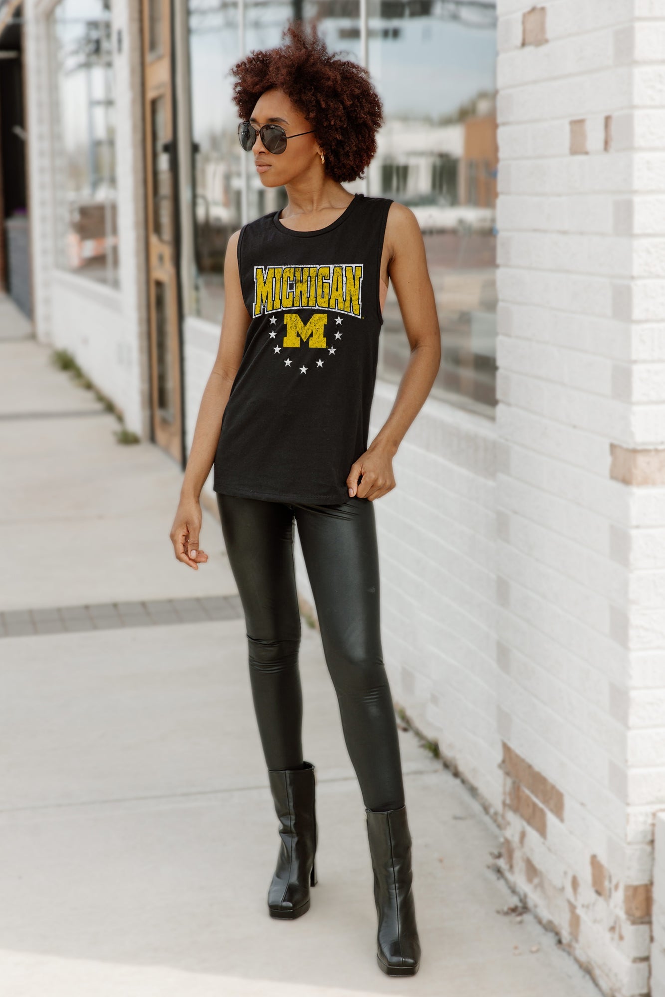 MICHIGAN WOLVERINES BABY YOU'RE A STAR RACERBACK TANK TOP