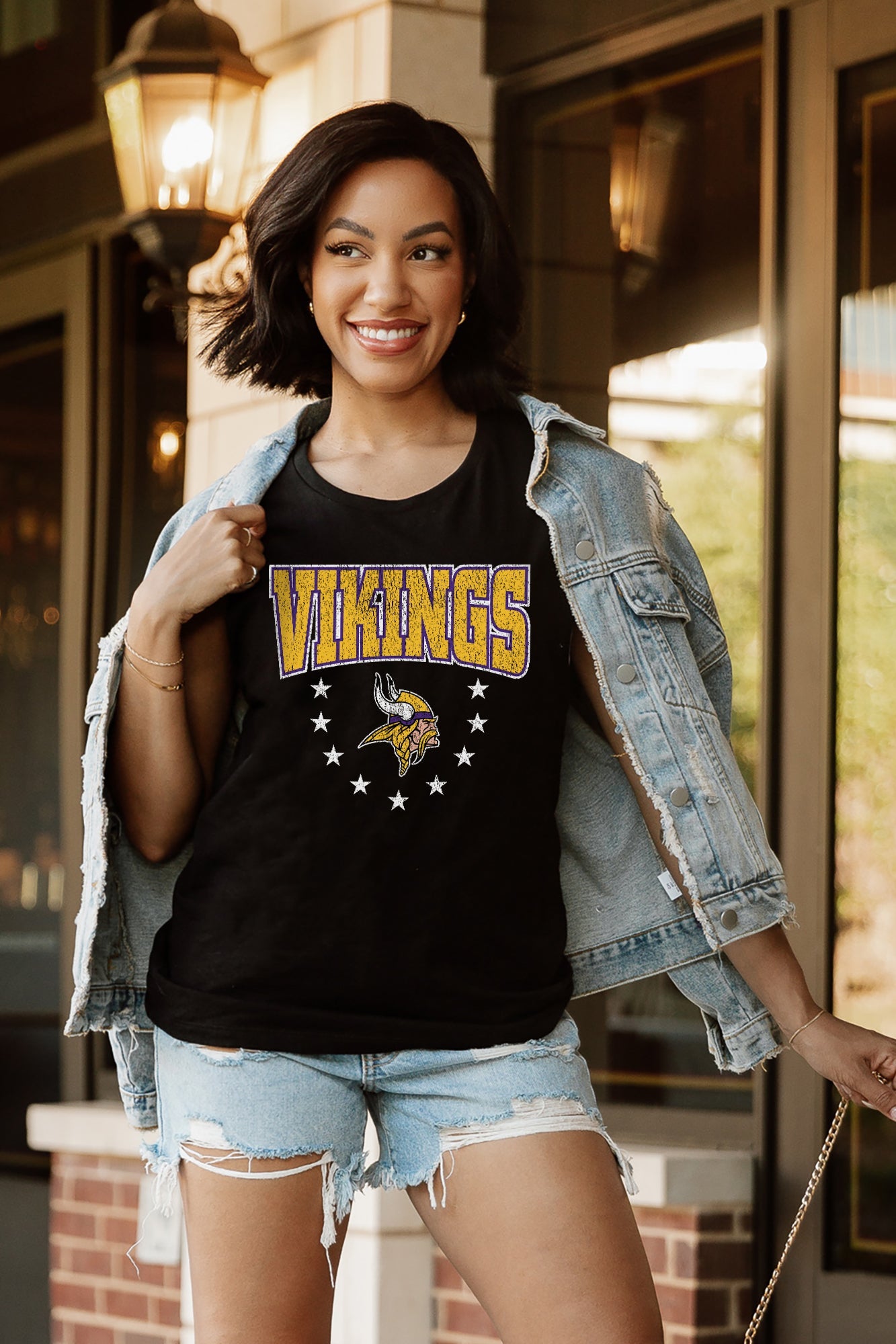 MINNESOTA VIKINGS BABY YOU'RE A STAR RACERBACK TANK TOP