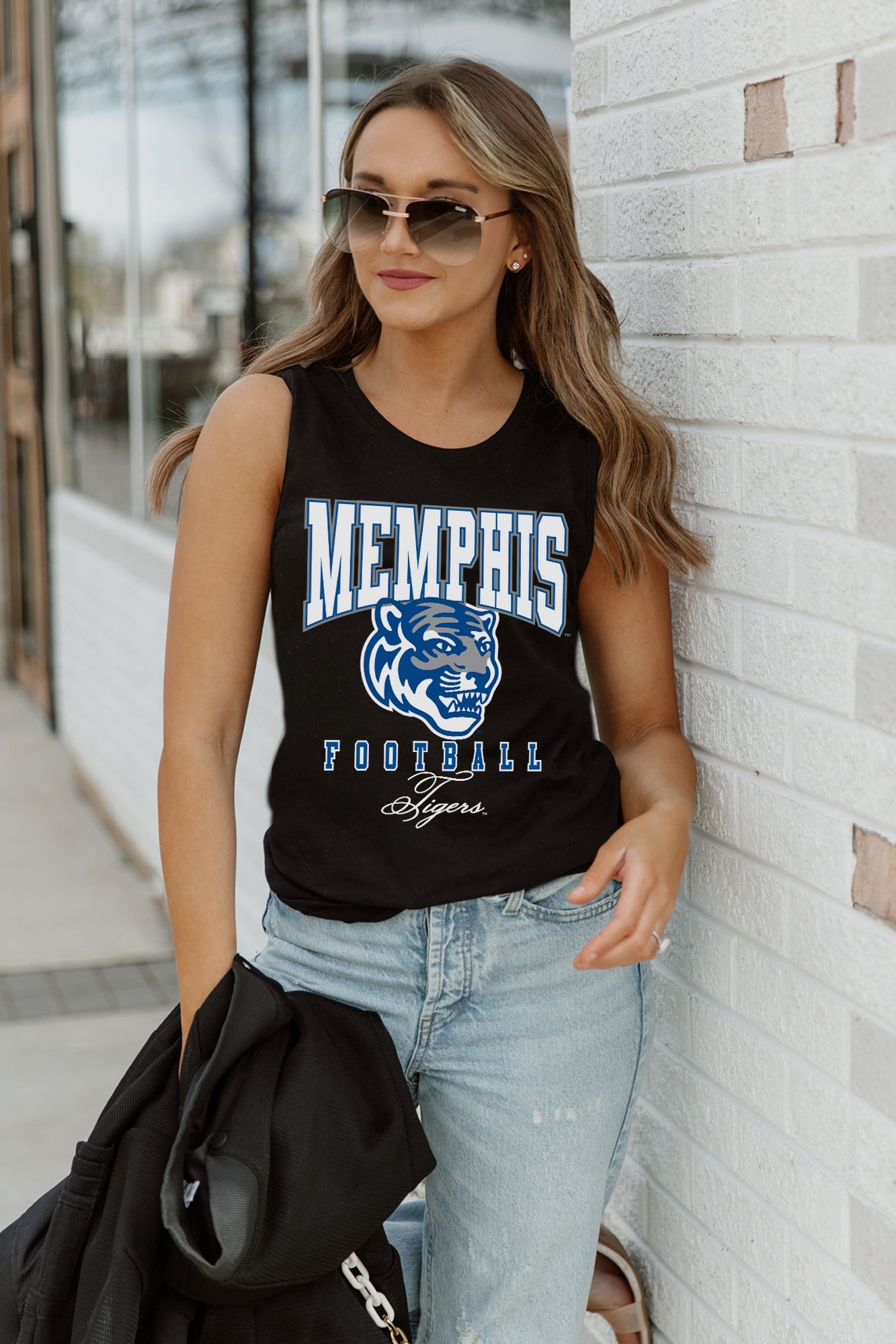 MEMPHIS TIGERS PRESEASON OPENER RACERBACK TANK TOP