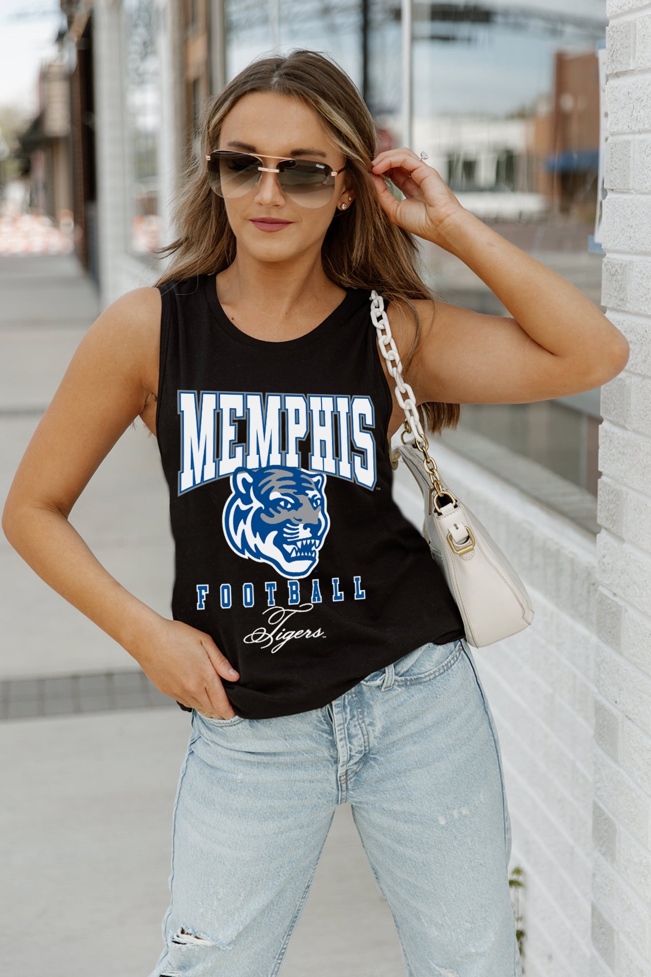 MEMPHIS TIGERS PRESEASON OPENER RACERBACK TANK TOP