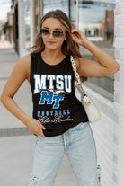 MIDDLE TENNESSEE STATE BLUE RAIDERS PRESEASON OPENER RACERBACK TANK TOP