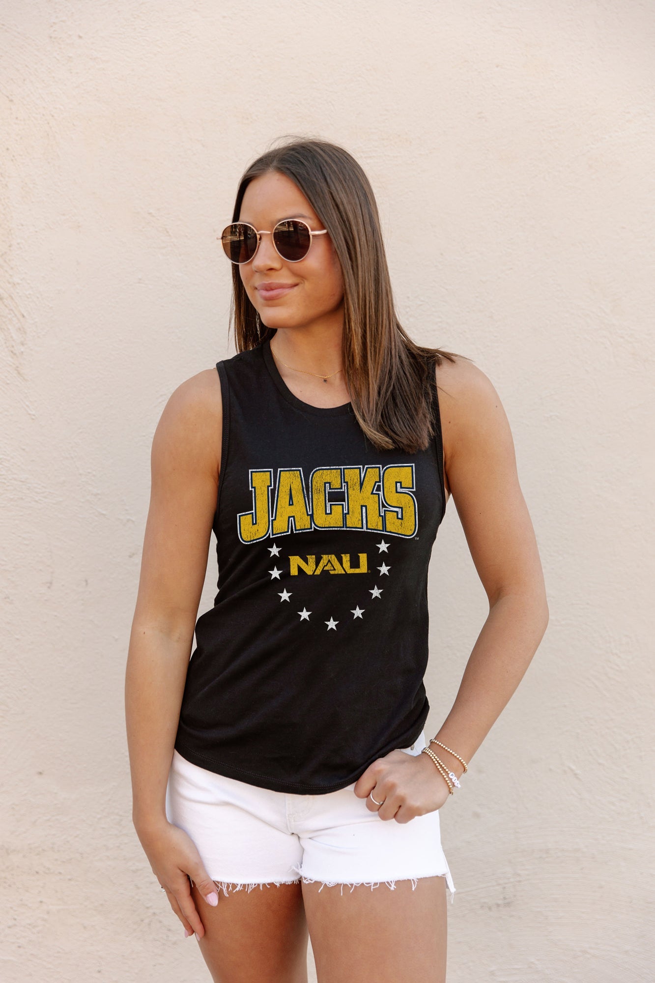 NORTHERN ARIZONA LUMBERJACKS BABY YOU'RE A STAR RACERBACK TANK TOP