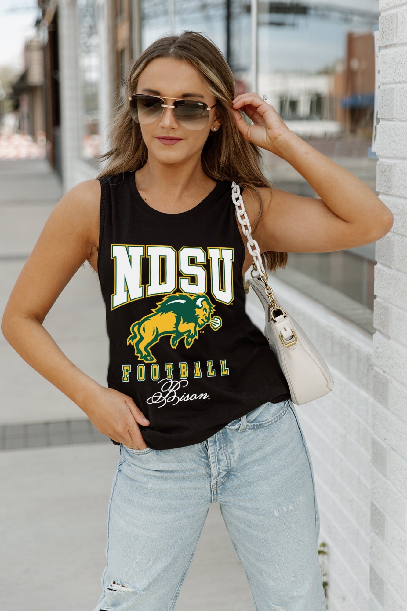 NORTH DAKOTA STATE BISON PRESEASON OPENER RACERBACK TANK TOP