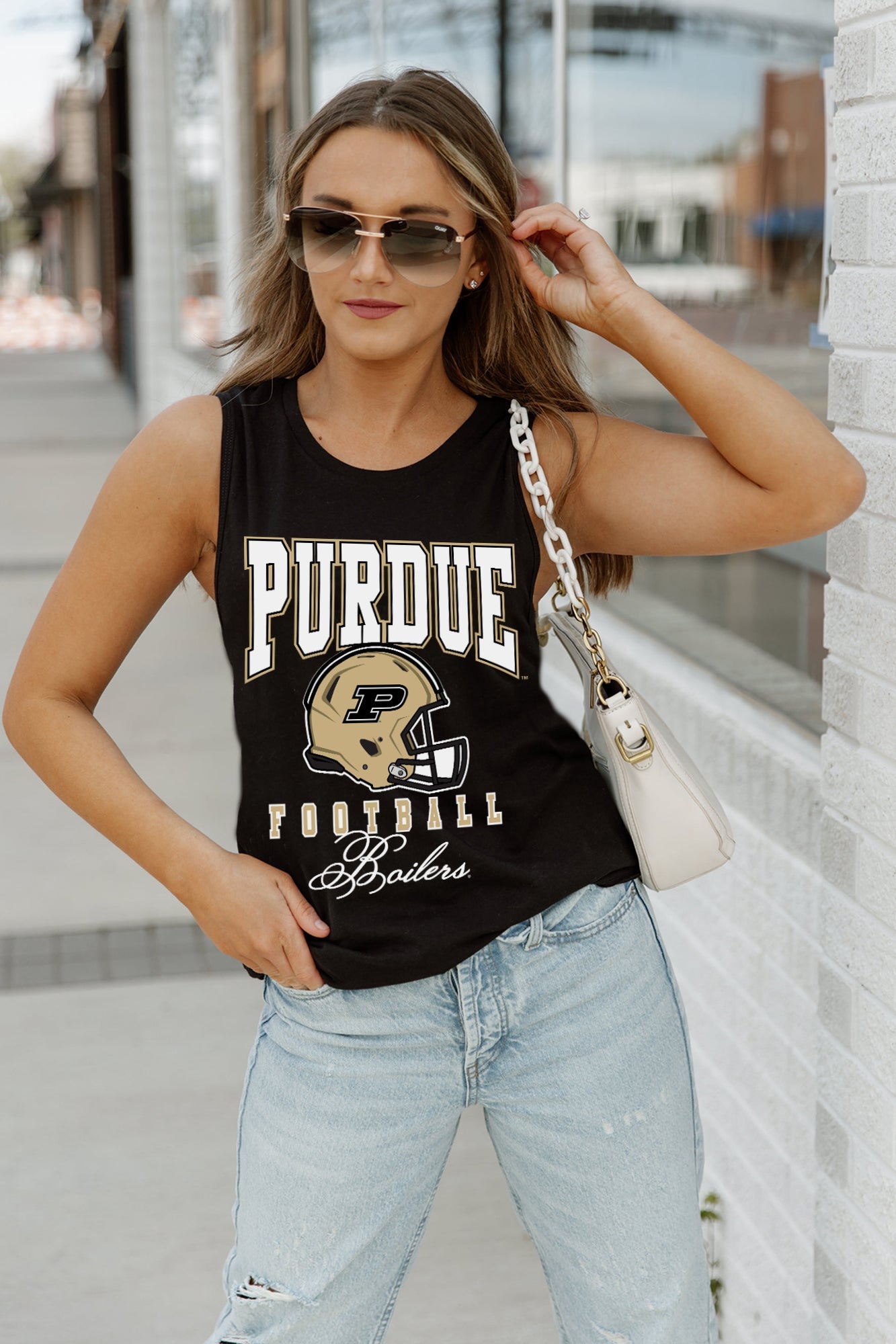 PURDUE BOILERMAKERS PRESEASON OPENER RACERBACK TANK TOP