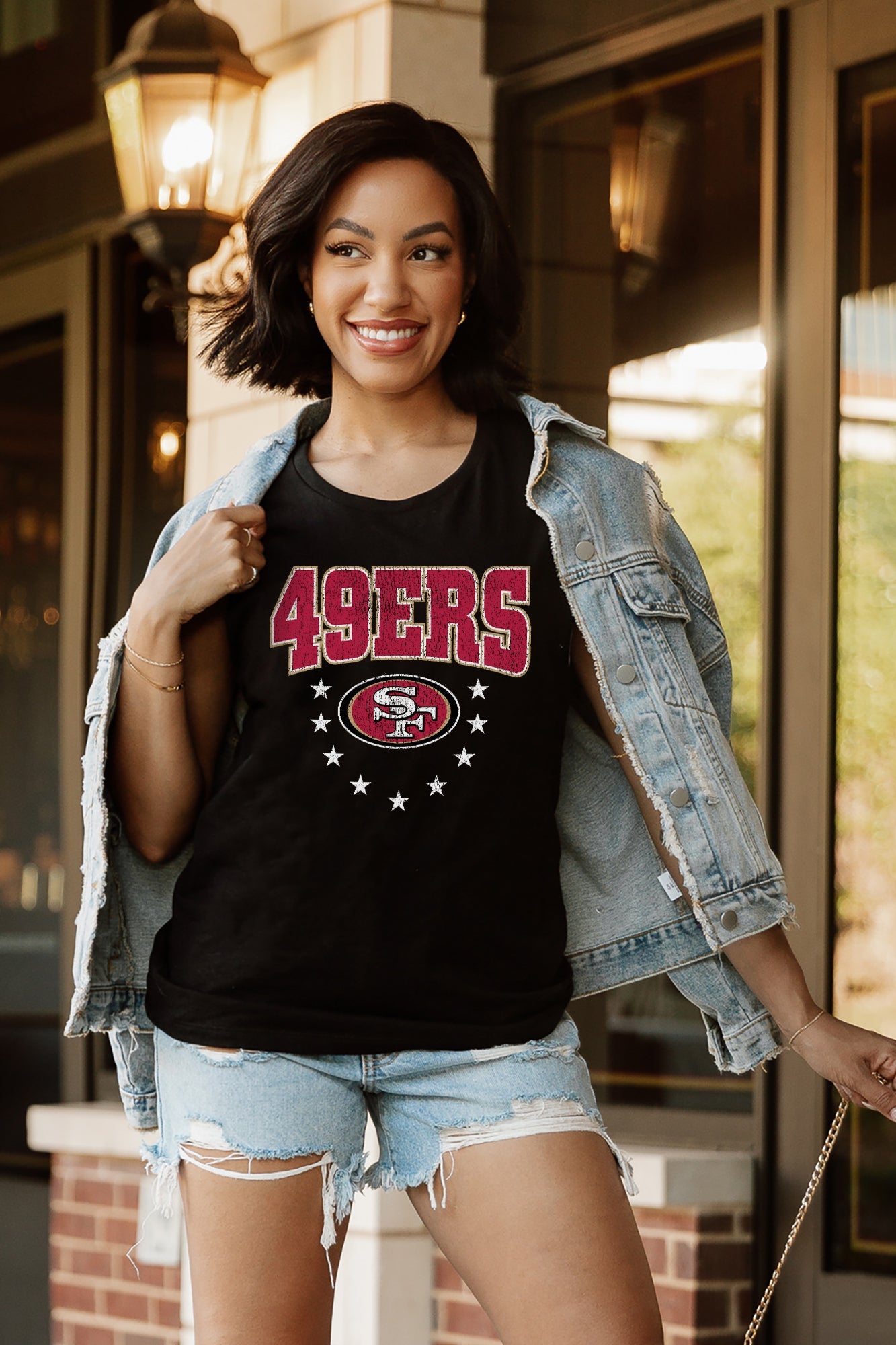 SAN FRANCISCO 49ERS BABY YOU'RE A STAR RACERBACK TANK TOP