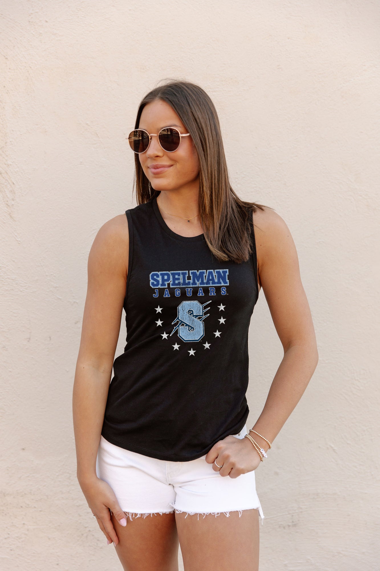 SPELMAN COLLEGE JAGUARS BABY YOU'RE A STAR RACERBACK TANK TOP