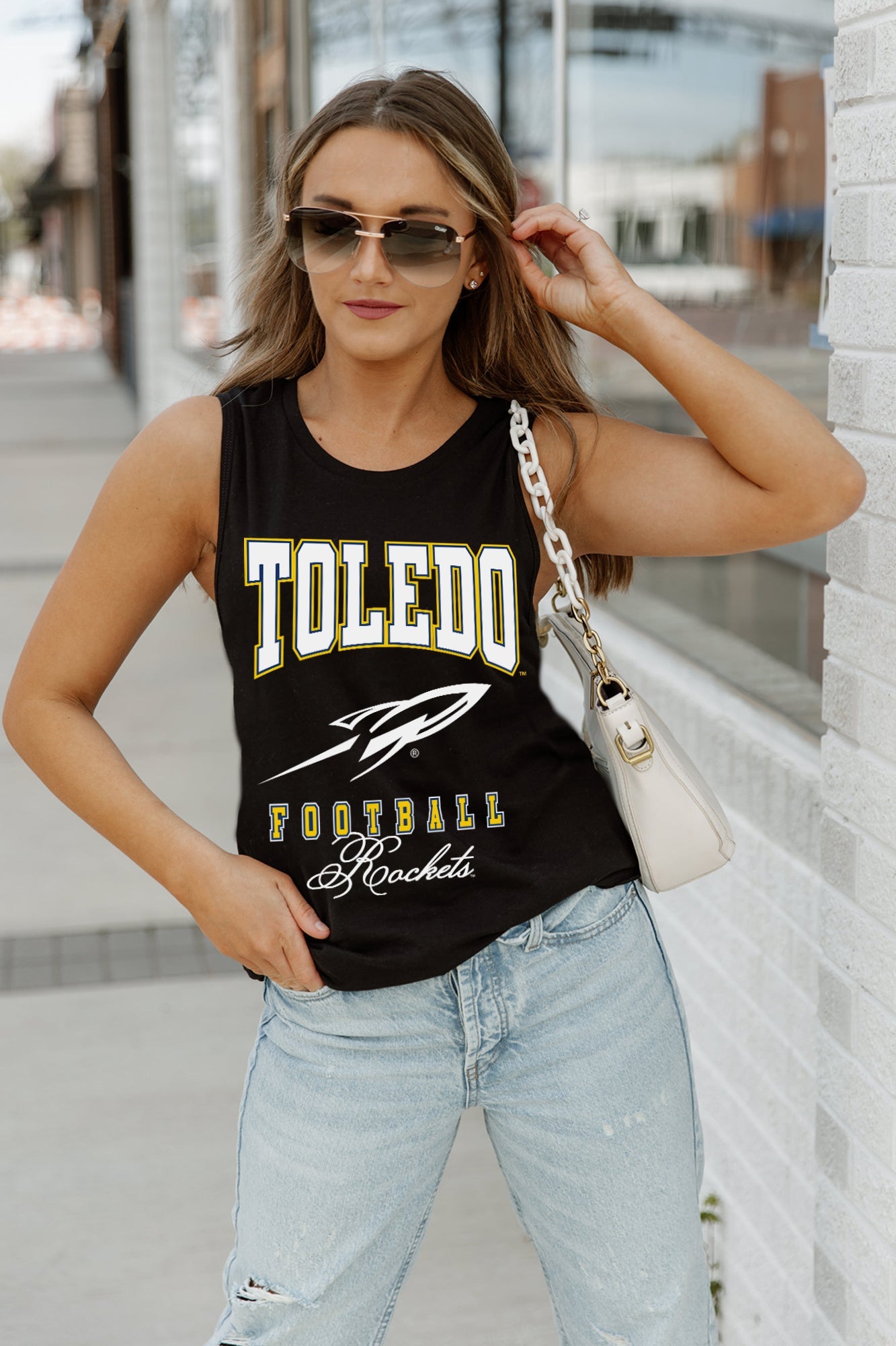 TOLEDO ROCKETS PRESEASON OPENER RACERBACK TANK TOP